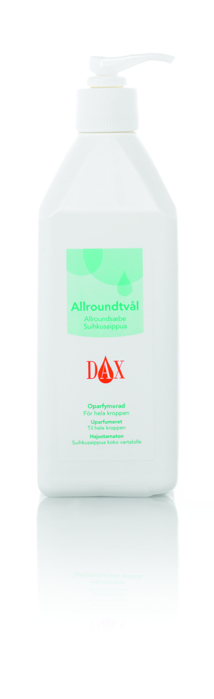DAX Allroundtvål, oparfymerad, 600 ml med pump, 1 st