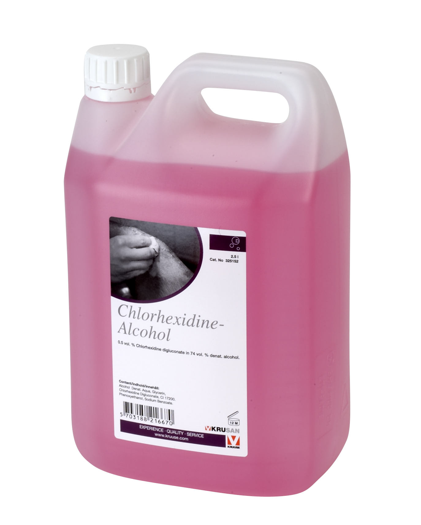KRUSAN desinfektion klorhexidin 2,5L 1st