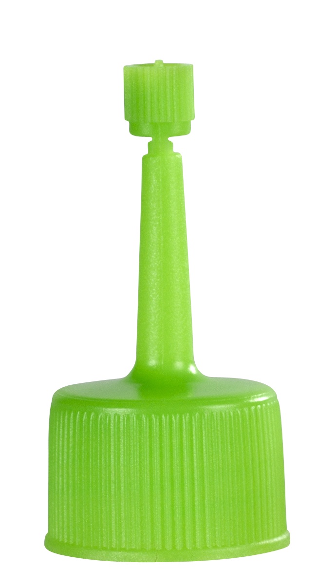 Lid for semen bottle (cat. No 340630), green, 100/pk