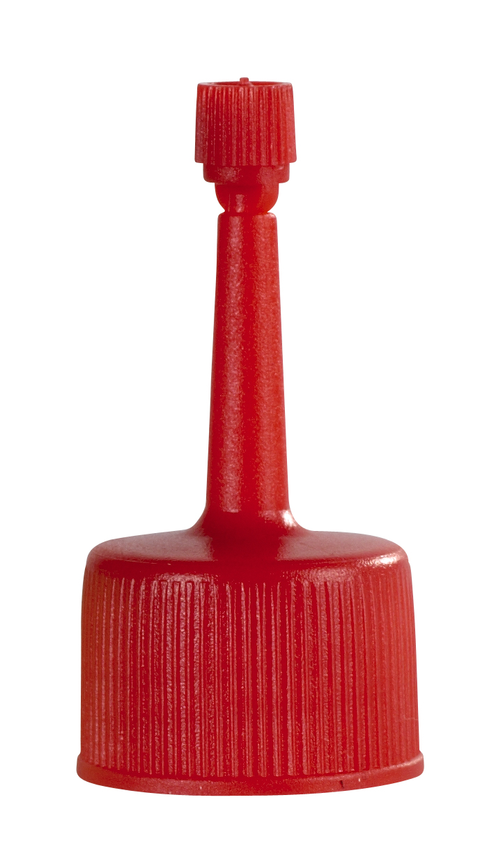 Lid for semen bottle (cat. No 340630), red, 100/pk