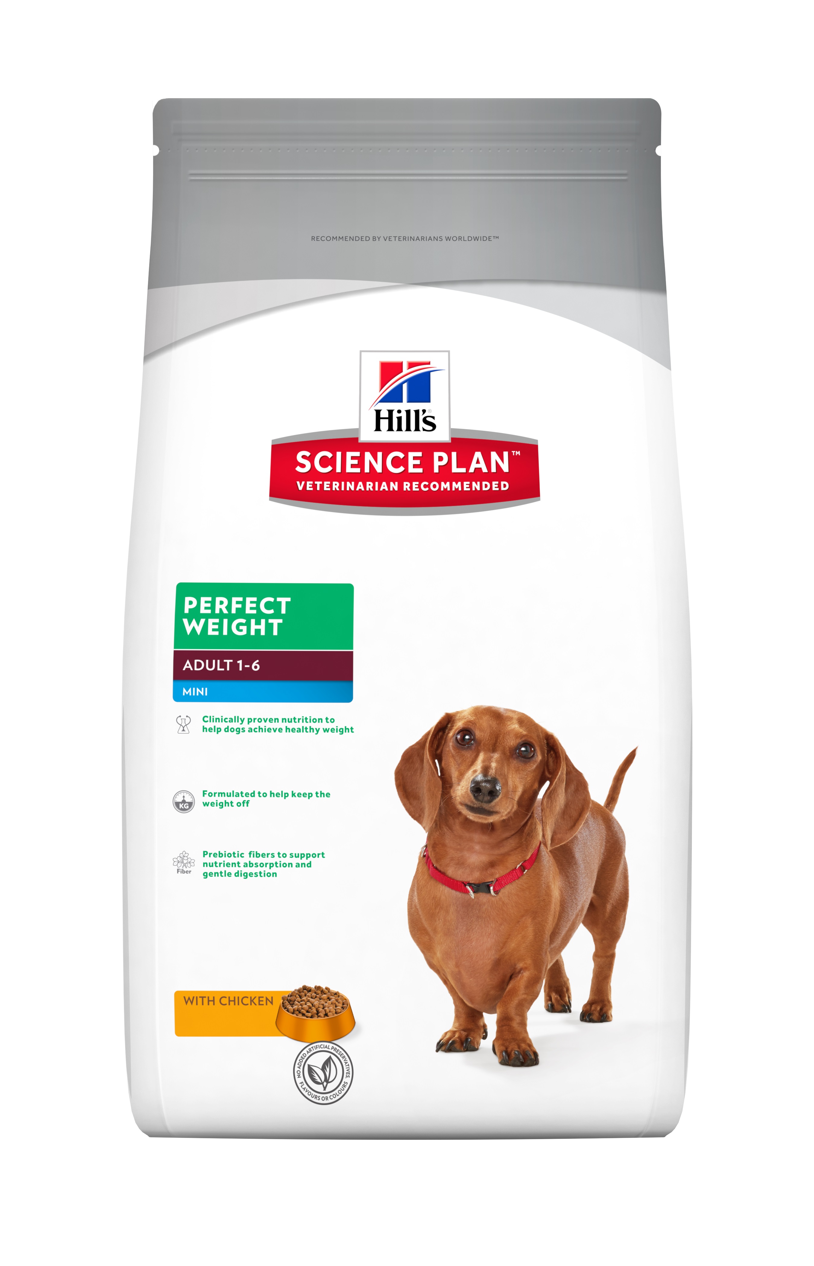 Science Plan™ Canine Adult Perfect Weight™ Mini with Chicken 2 kg Dry