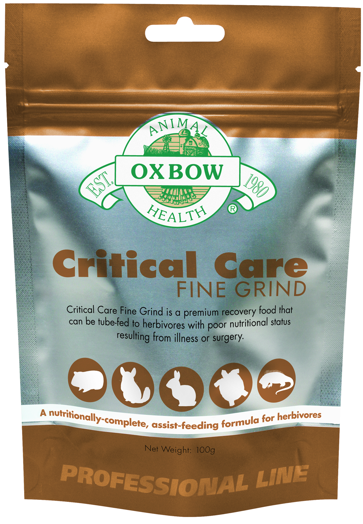 Oxbow Critical Care Fine Grind, 100 g. 1 stk