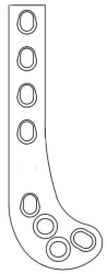 2.4 Supracondylar Osteotomy Plate Left [152607]