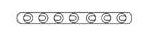 1.0 mm Compression Plate 7 Hole 30 mm Long [C100730]