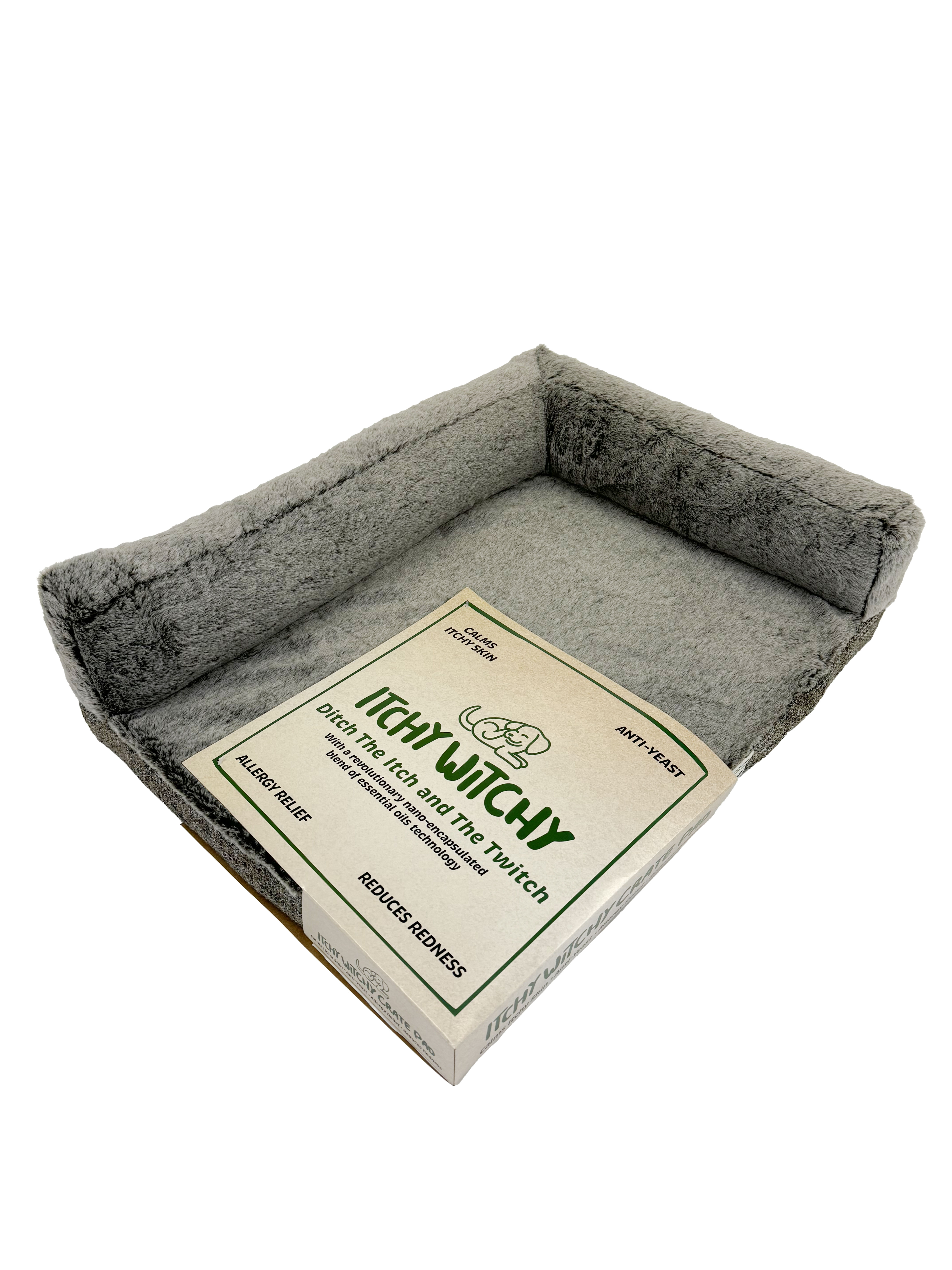 Itchy Witchy dog ​​bed with essential oils, XL, brown