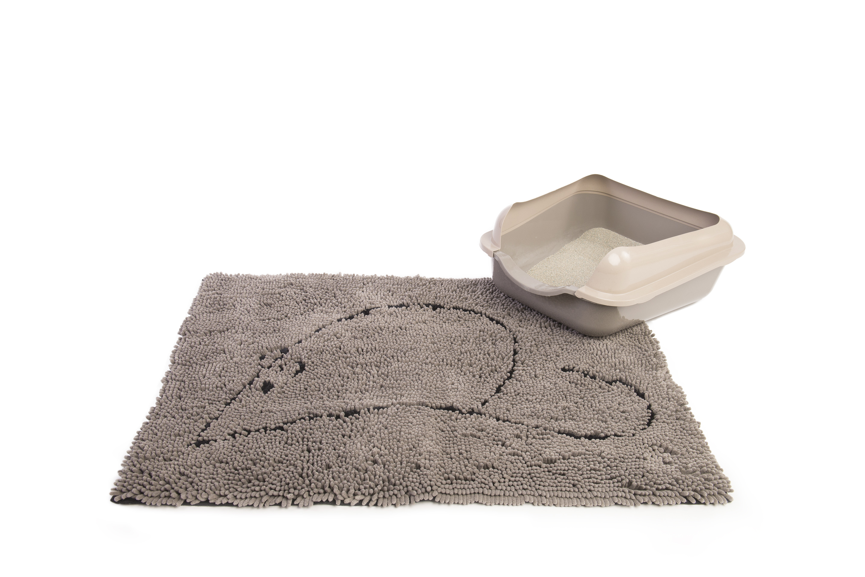 Dog Gone Smart Cat Litter Mat, large, 89x66cm, Grey