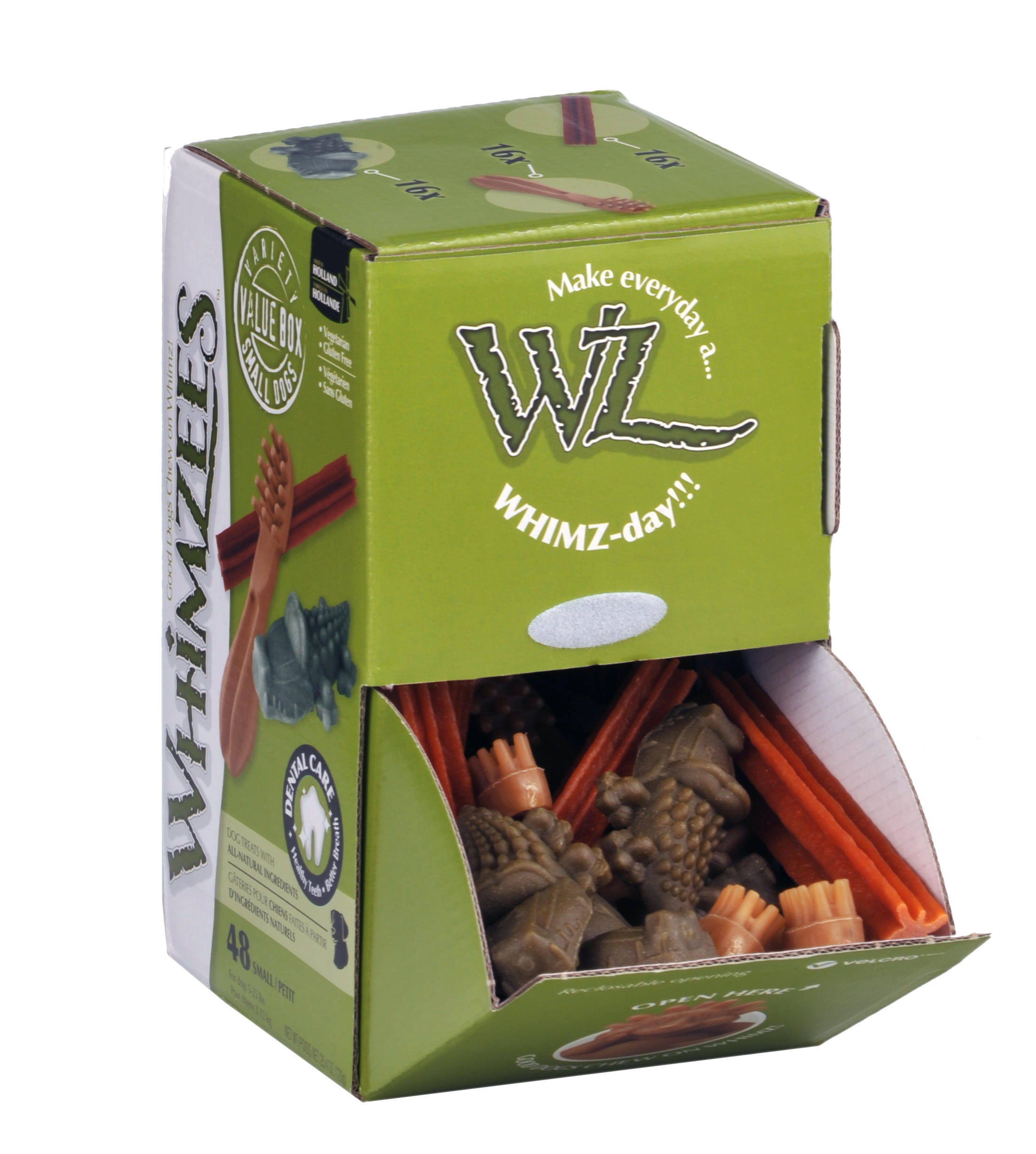 Whimzees mix display, S, m/48 stk.