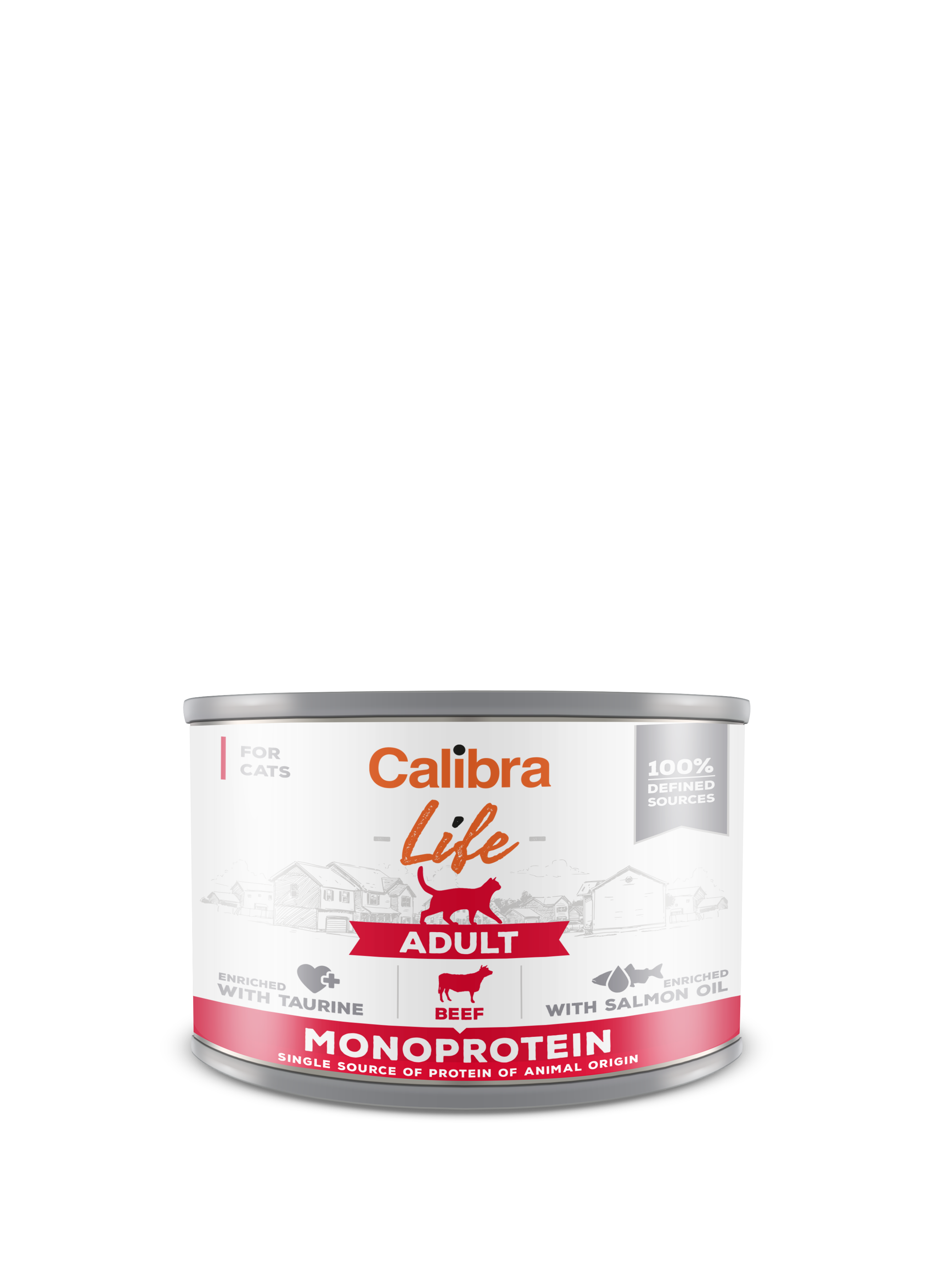 Calibra Cat Life can Adult Beef 200 g