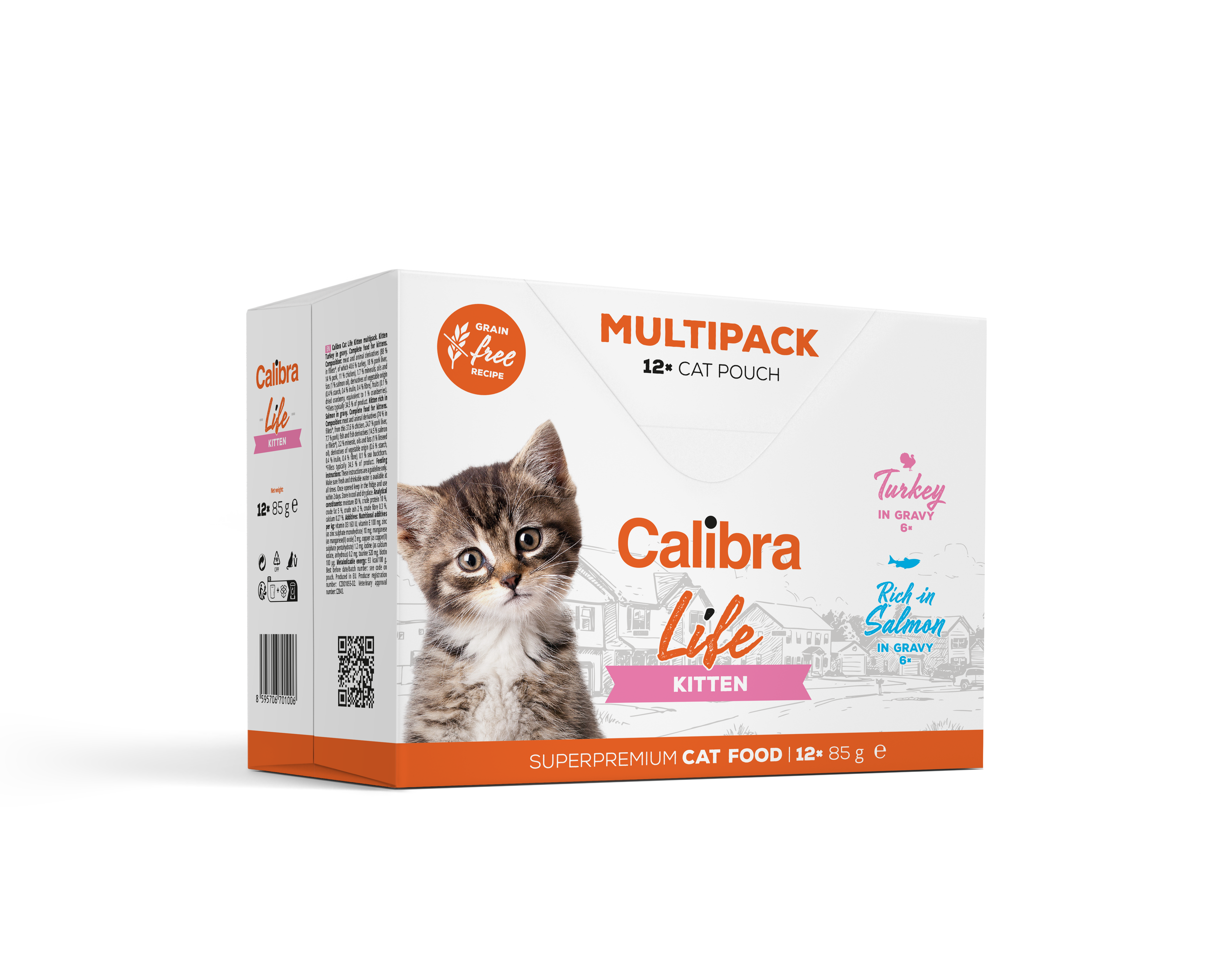 Calibra Cat Life pouch Kitten Multipack 12 x 85 g