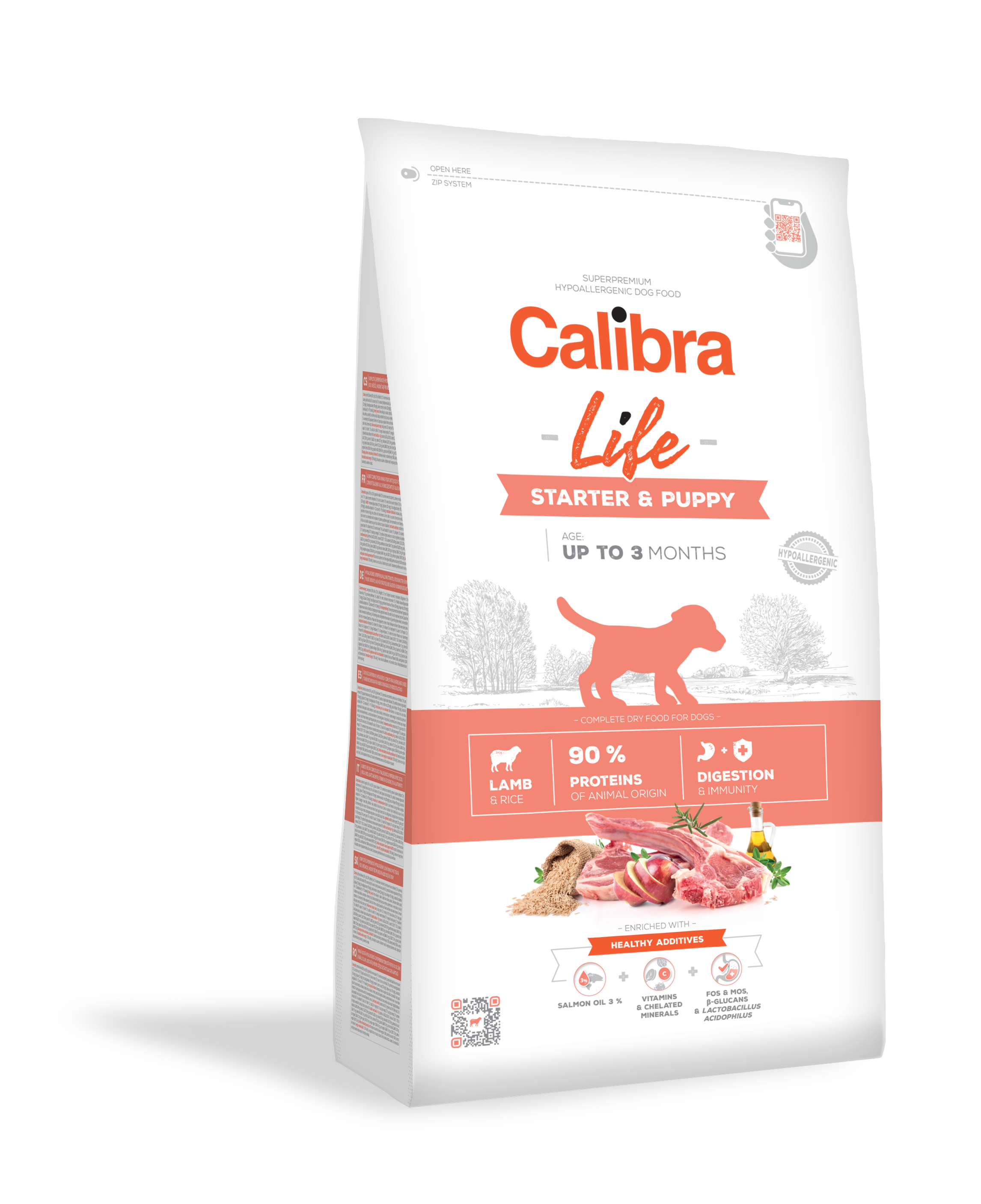 Calibra Dog Life Starter & Puppy Lamb 12 kg