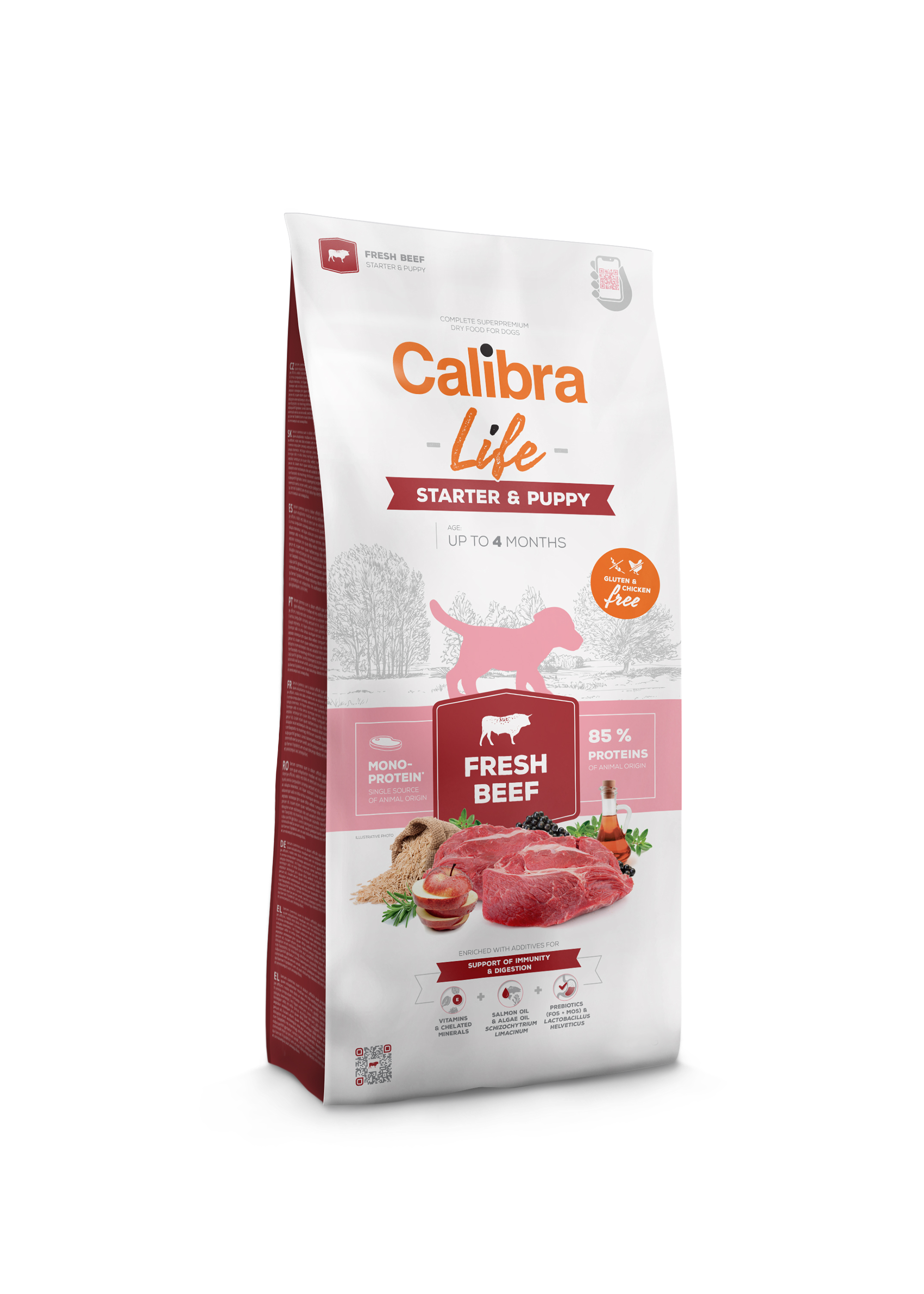 Calibra Dog Life Starter & Puppy Fresh Beef 2,5 kg