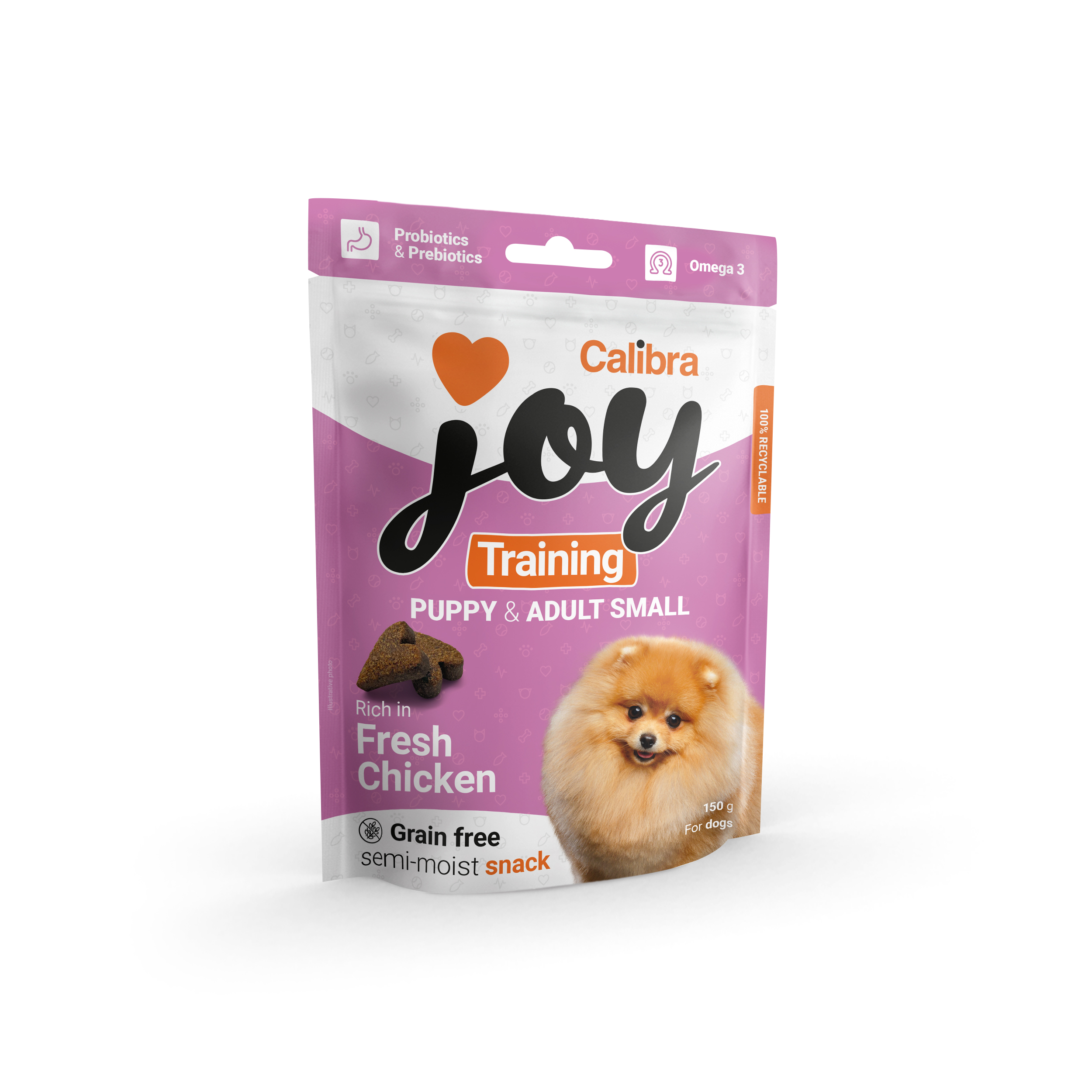 Calibra Joy Dog Training Snacks Puppy&Adult Small Chicken, 150 g
