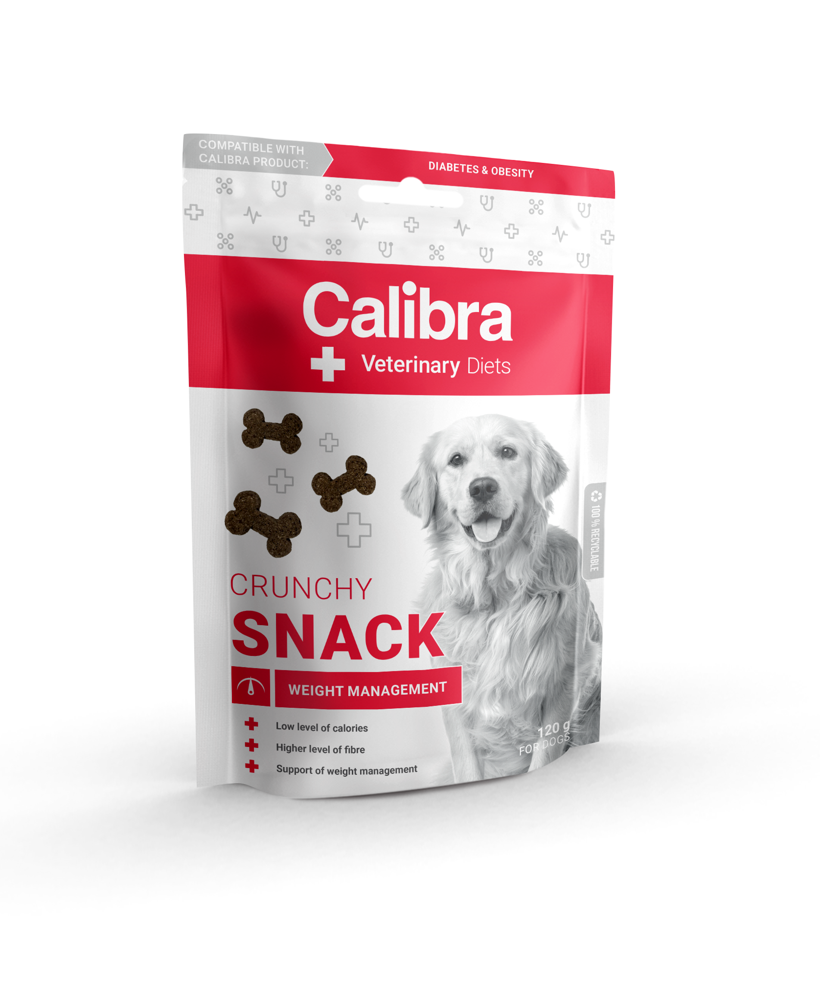 Calibra VD Dog Crunchy Snack Weight Management 120 g