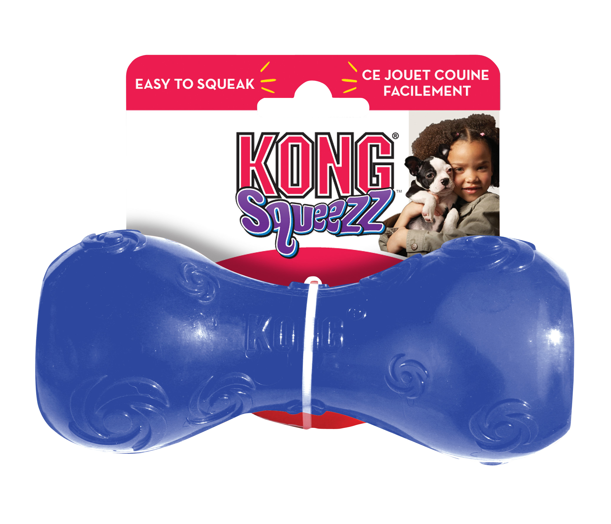 KONG Squeezz Dumbbell, medium, 4 stk., PSD2