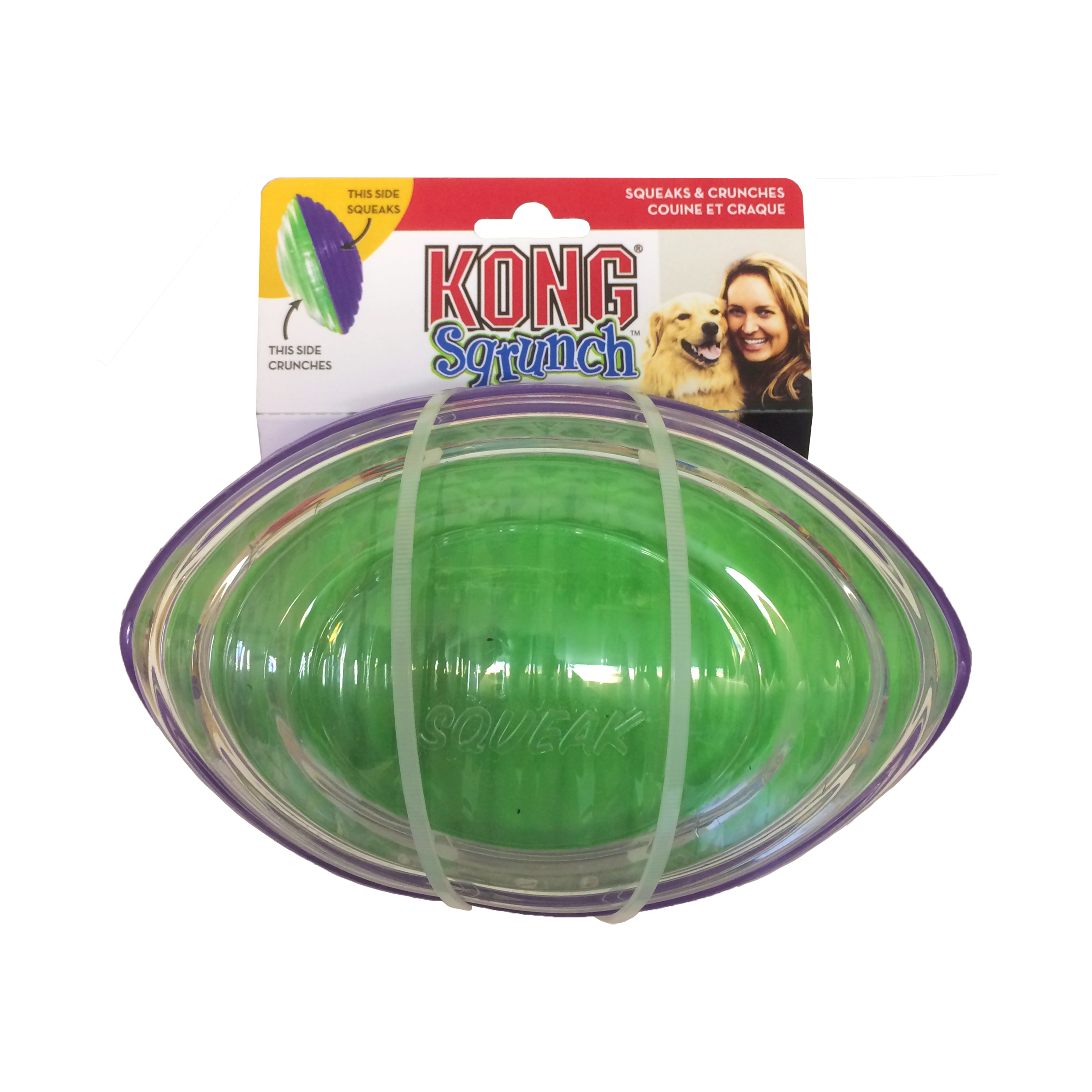 KONG Sqrunch Football, large, PY12E