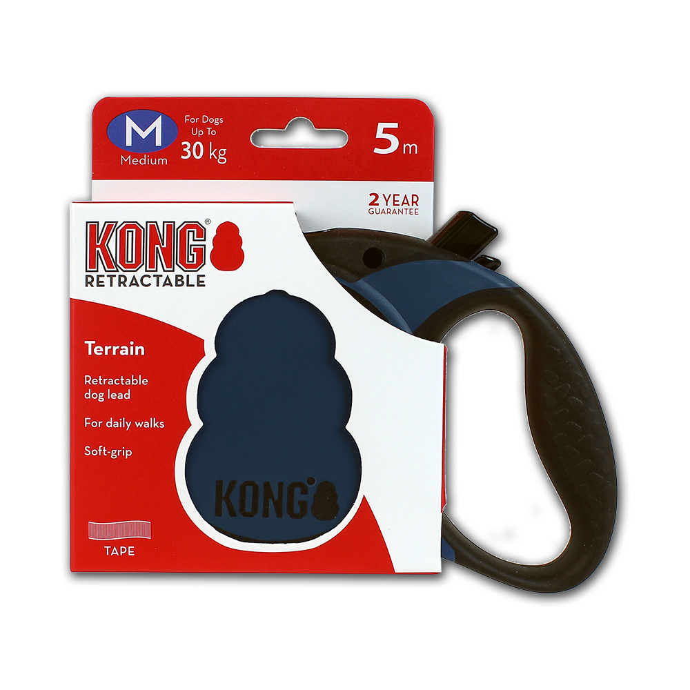 KONG Terrain flex lead, blue, M
