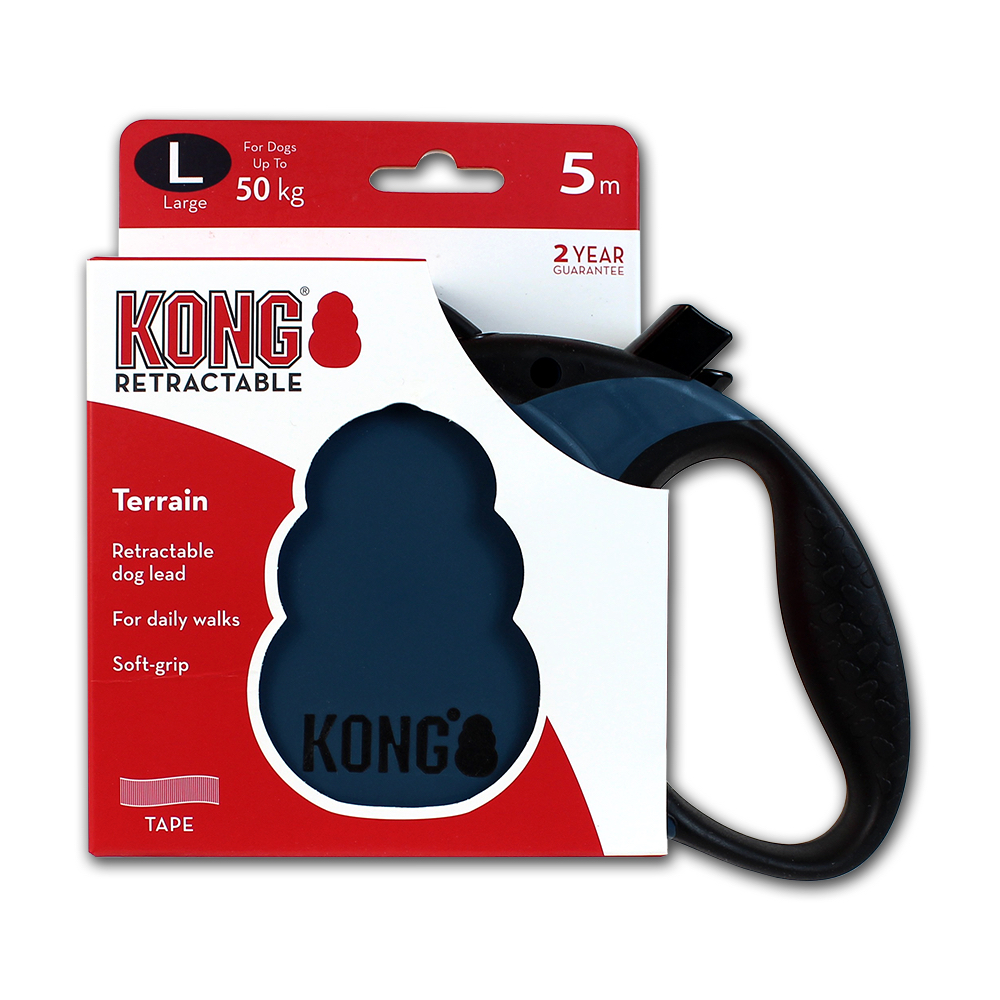 KONG Terrain flex lead, blue, L