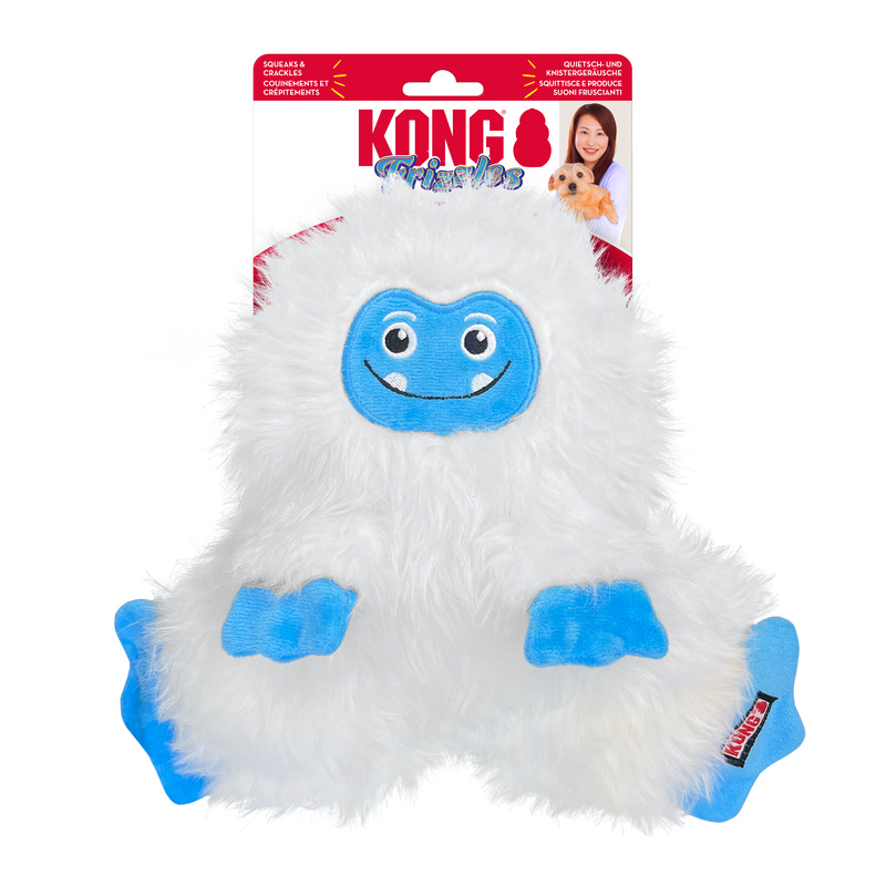 KONG Holiday Frizzles Yeti Md/Lg, H24D116