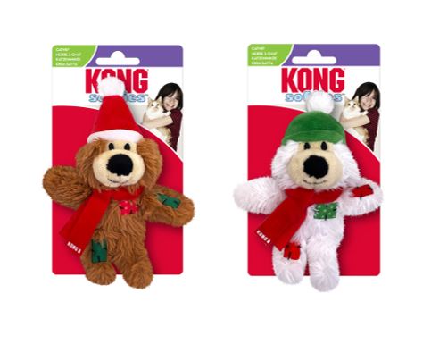 KONG Holiday Softies Bear Assorted, H24C147