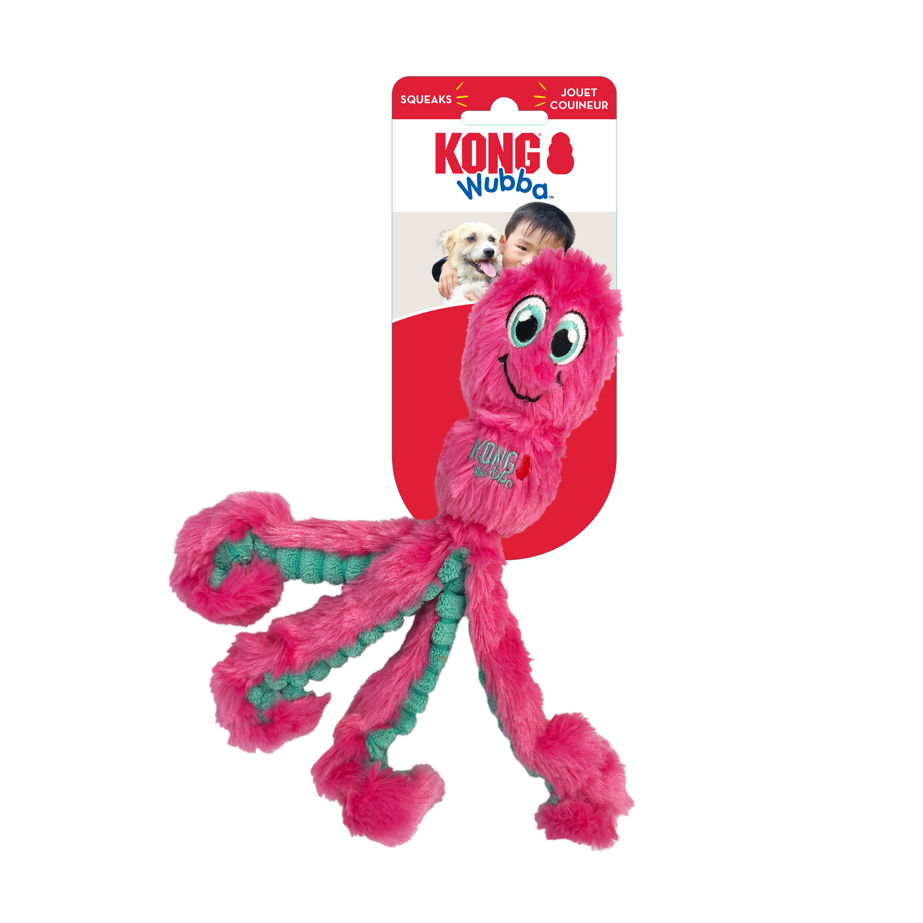 KONG Wubba™ Octopus Assorted Sm EU [WPS3E]