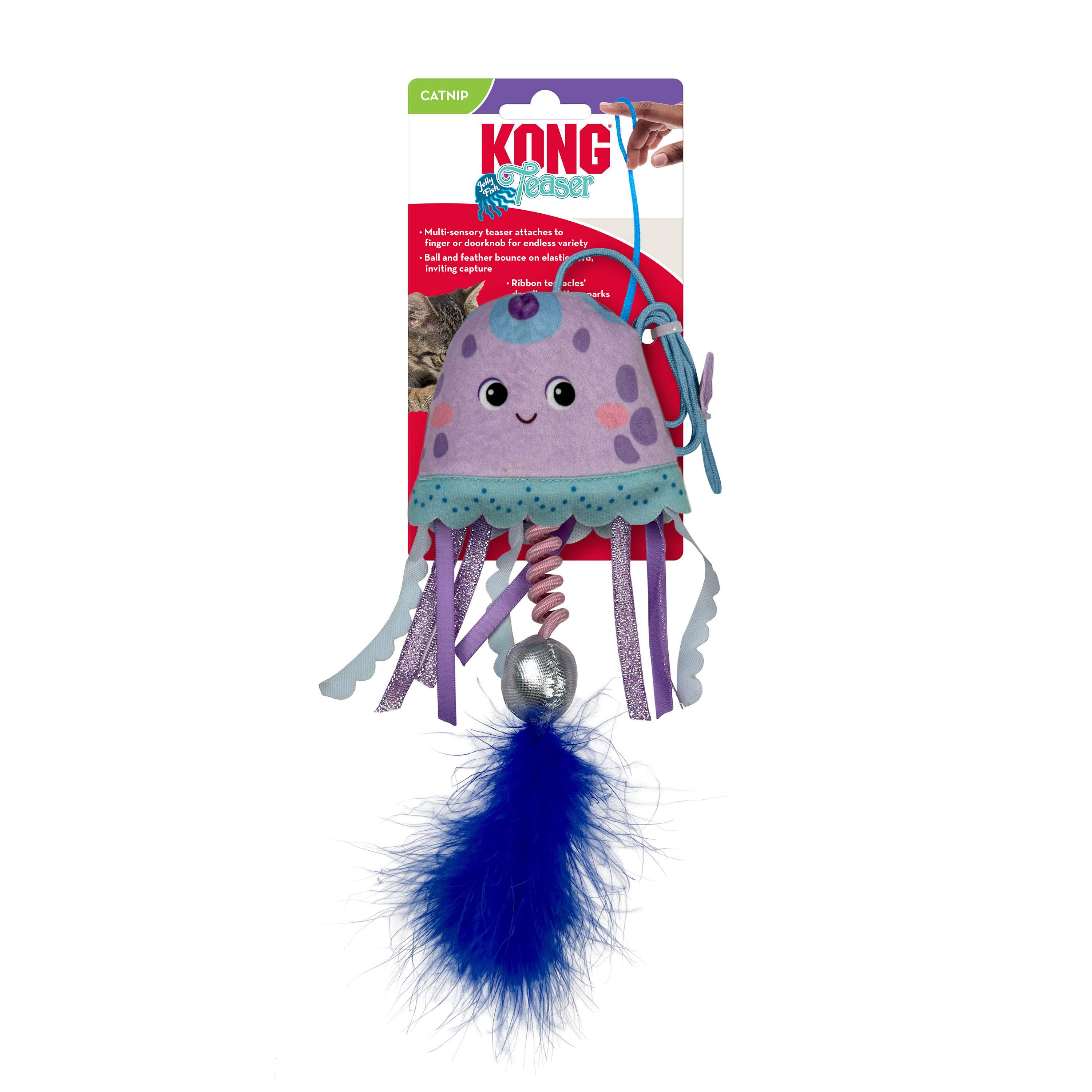 KONG Teaser Jellyfish Assorted EU [CAT63E]