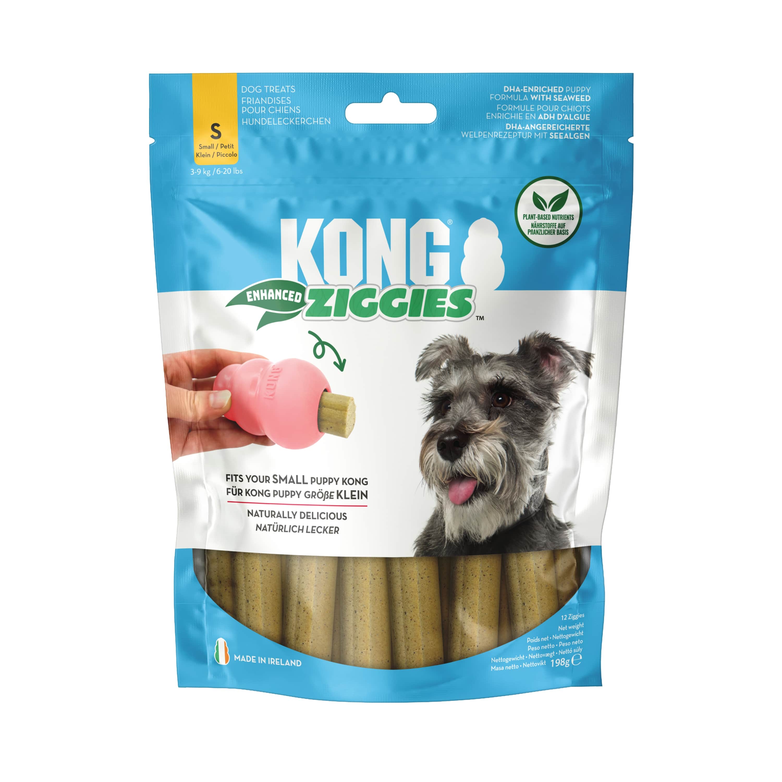 KONG Ziggies Enhanced Puppy Sm 198g [XZ92E]