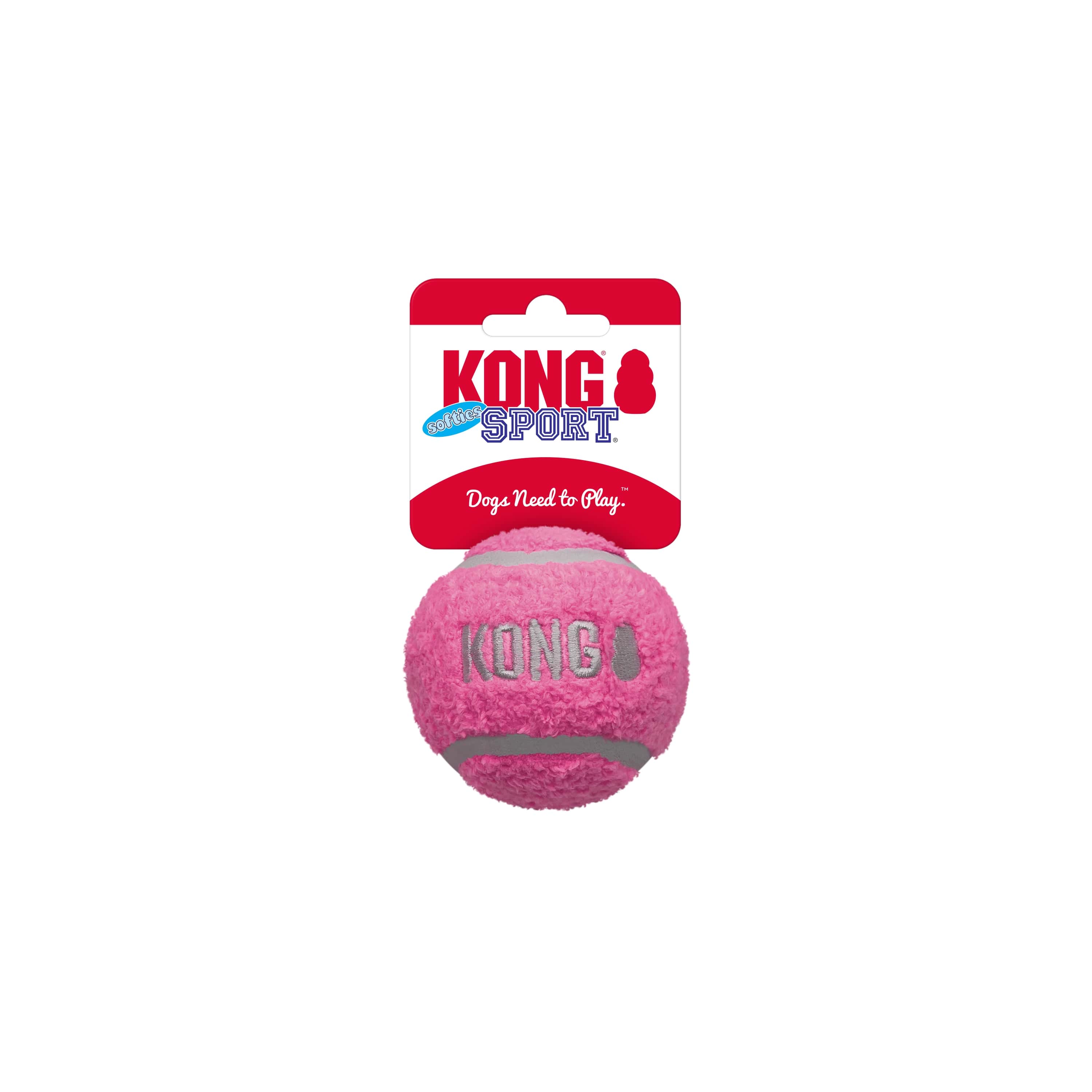 KONG Sport Softies Ball Assorted Md [ABSS2BE]
