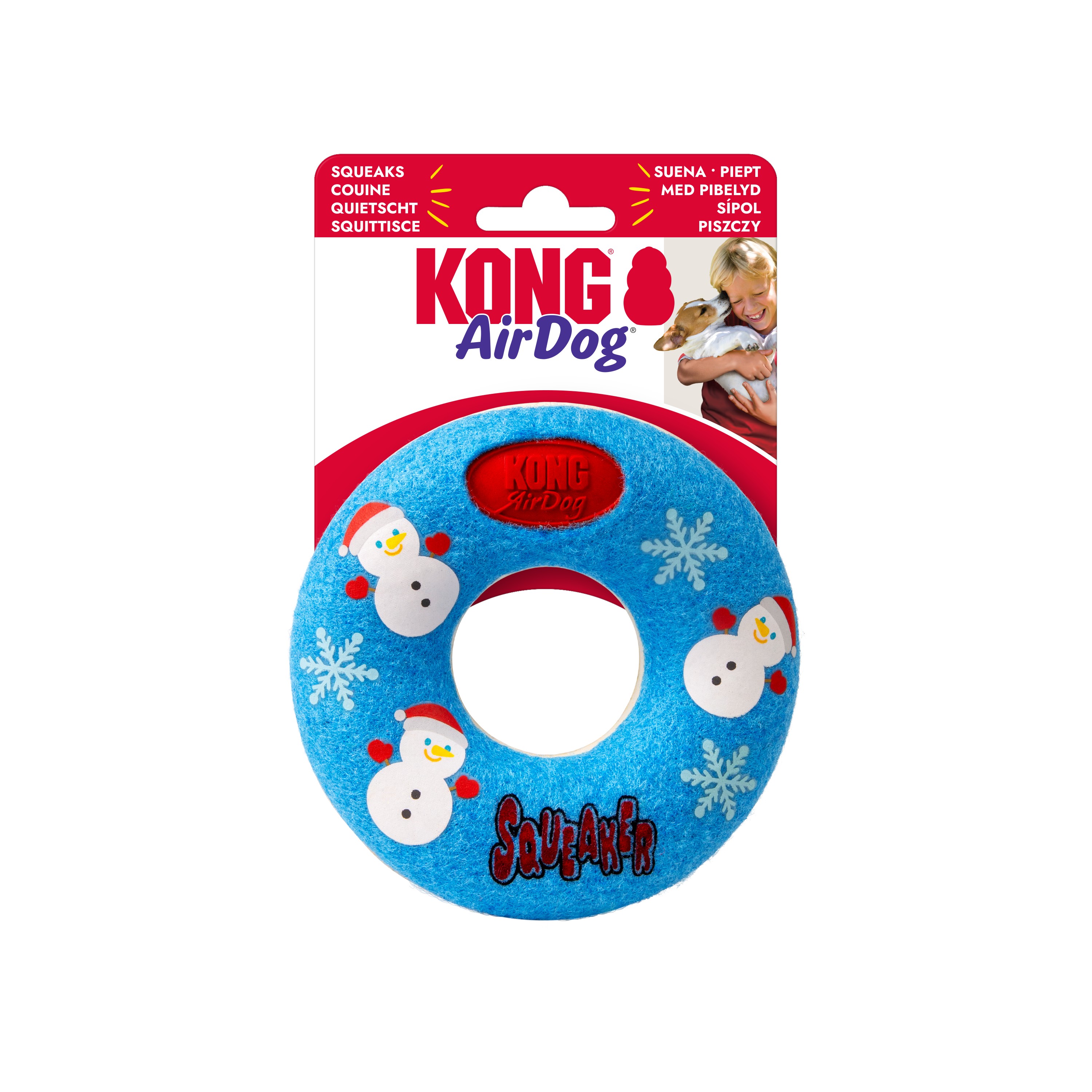 KONG Holiday AirDog® Donut Md [H25D111]
