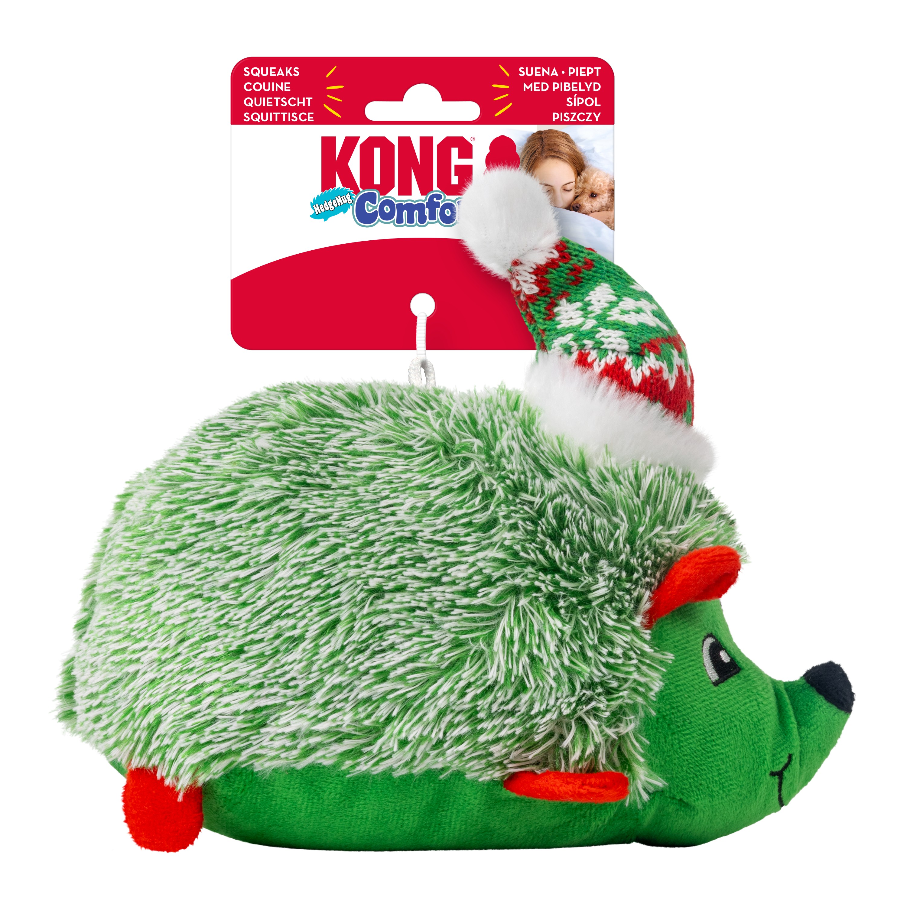 KONG Holiday Comfort HedgeHug Assorted Md [H25D113]