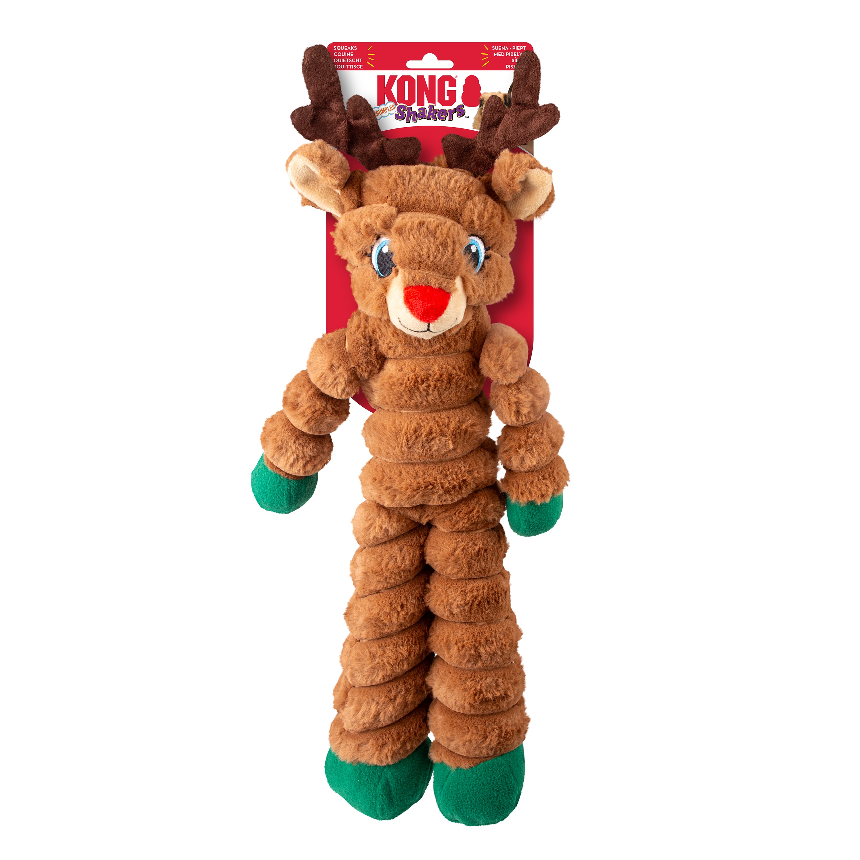 KONG Holiday Shakers™ Crumples Reindeer XL [H25D124]