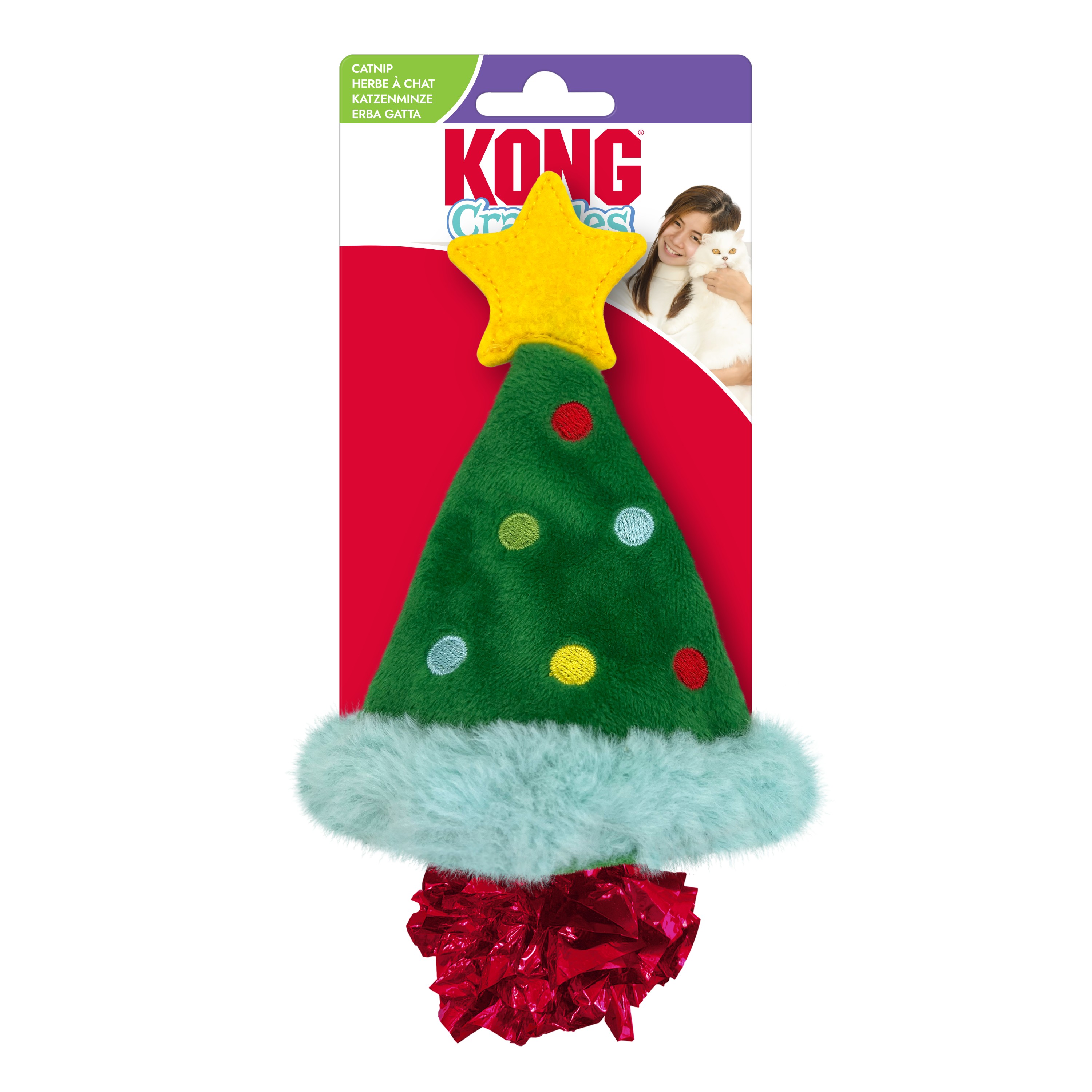 KONG Holiday Crackles Christmas Tree [H25C147]