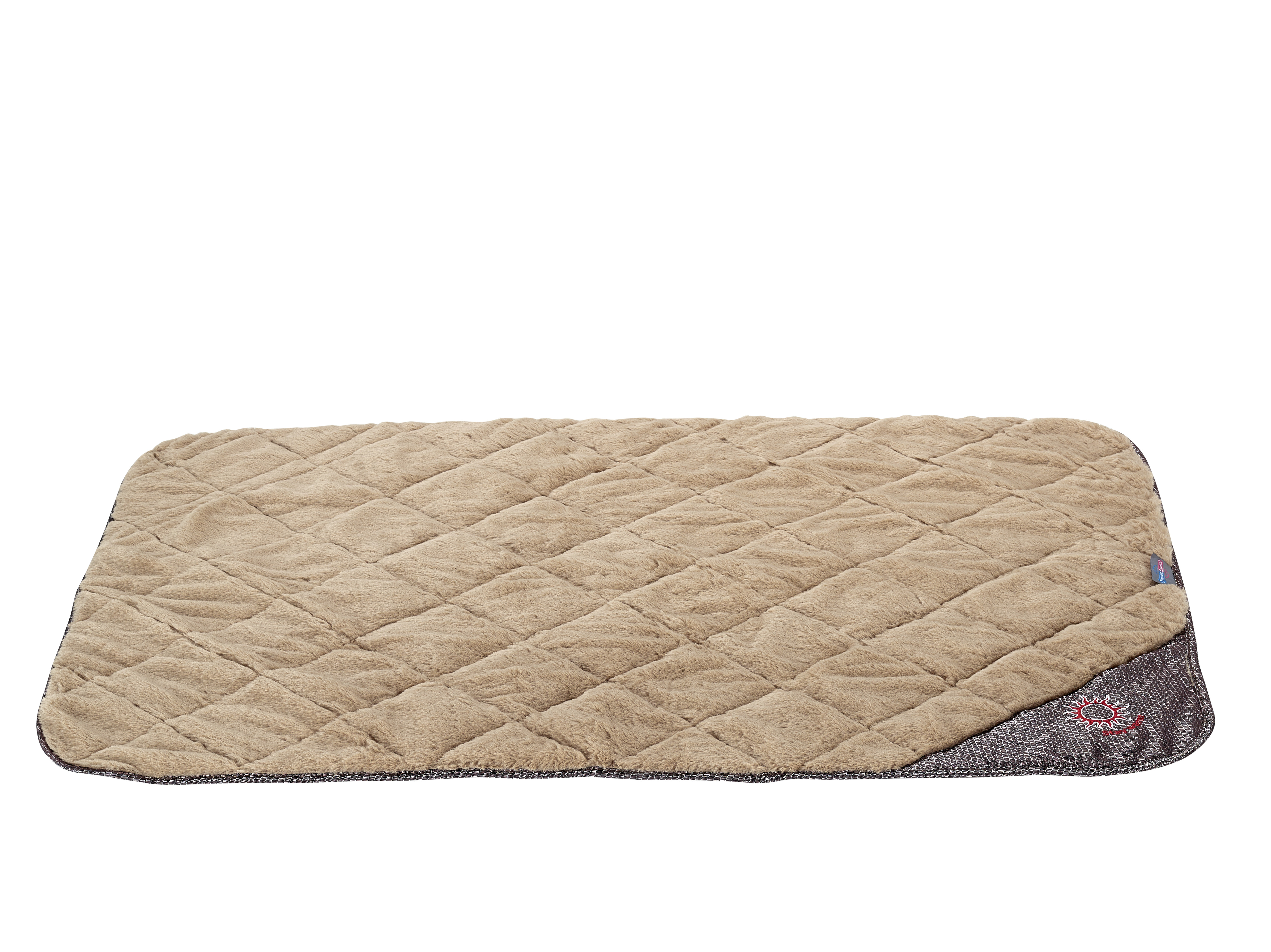 SAMOS reiseteppe inkl. pouch, brun