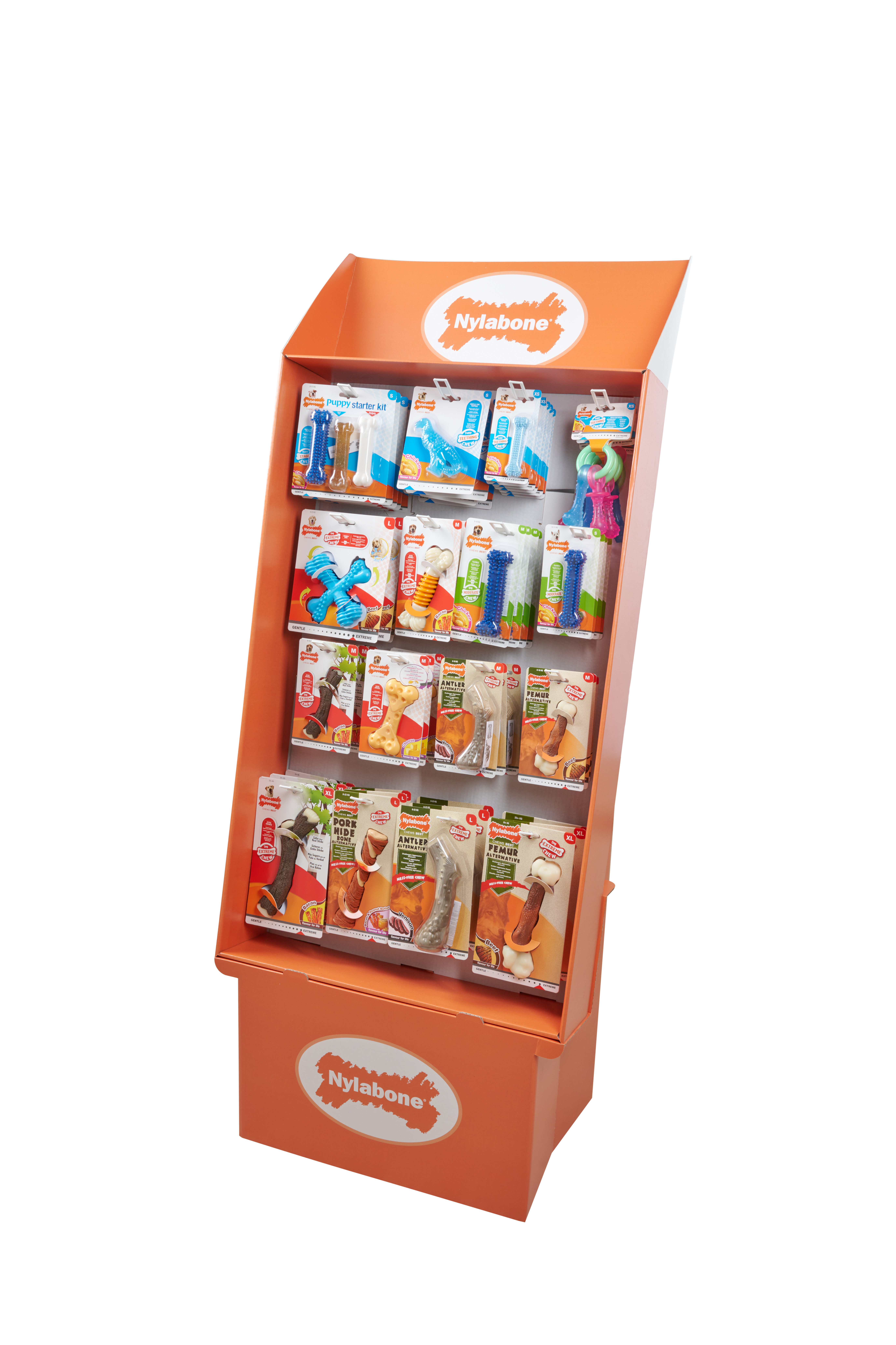Nylabone gulvdisplay m/16 kroker