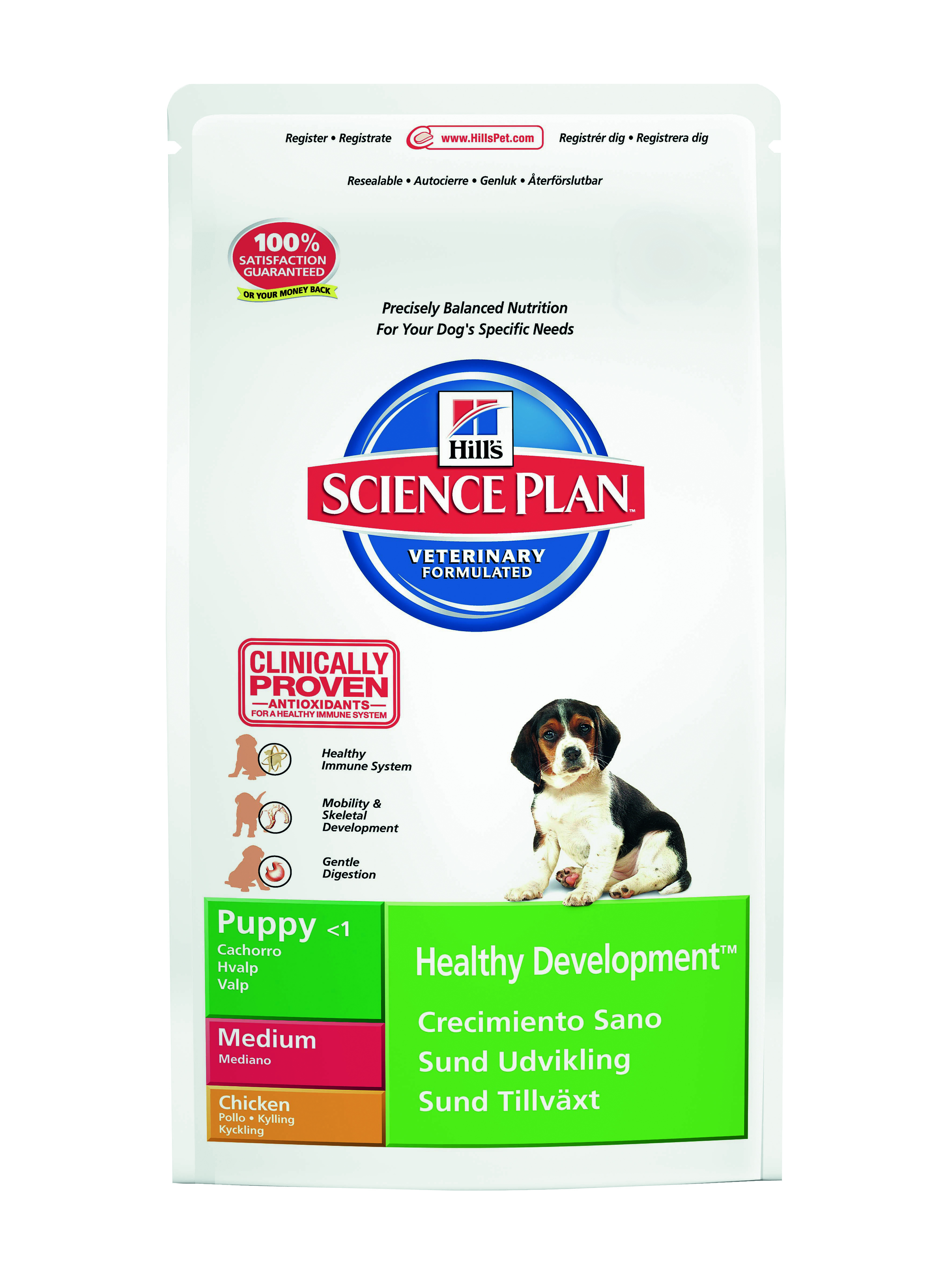 Science Plan™ Puppy Healthy Development™ Medium Chicken 12 kg Dry