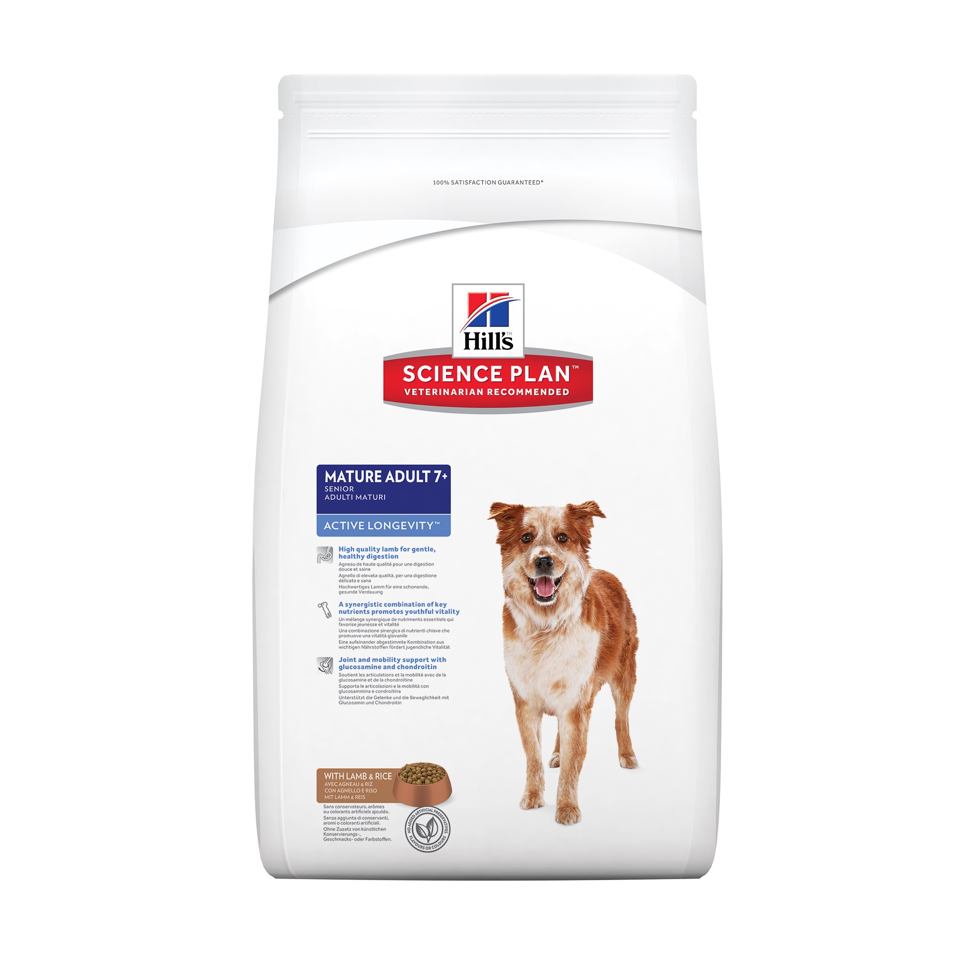 Science Plan™ Canine Mature Adult 7 plus Active Longevity™ Lamb & Rice 12 kg Dry