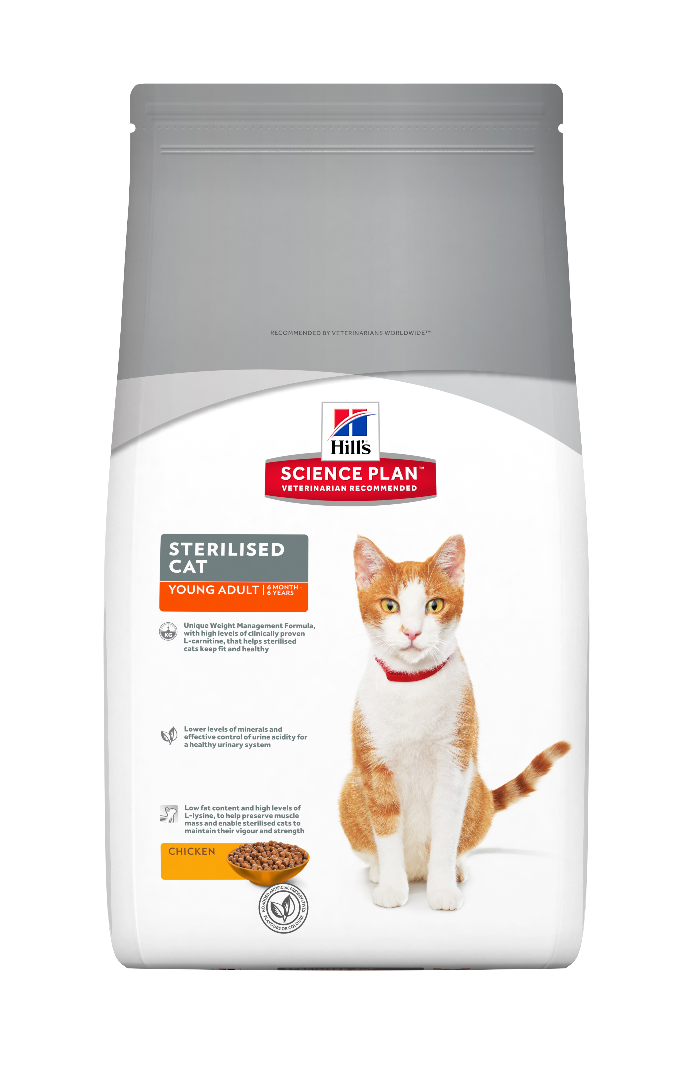 Science Plan™ Feline Sterilised Cat Young Adult Chicken 3,5 kg Dry