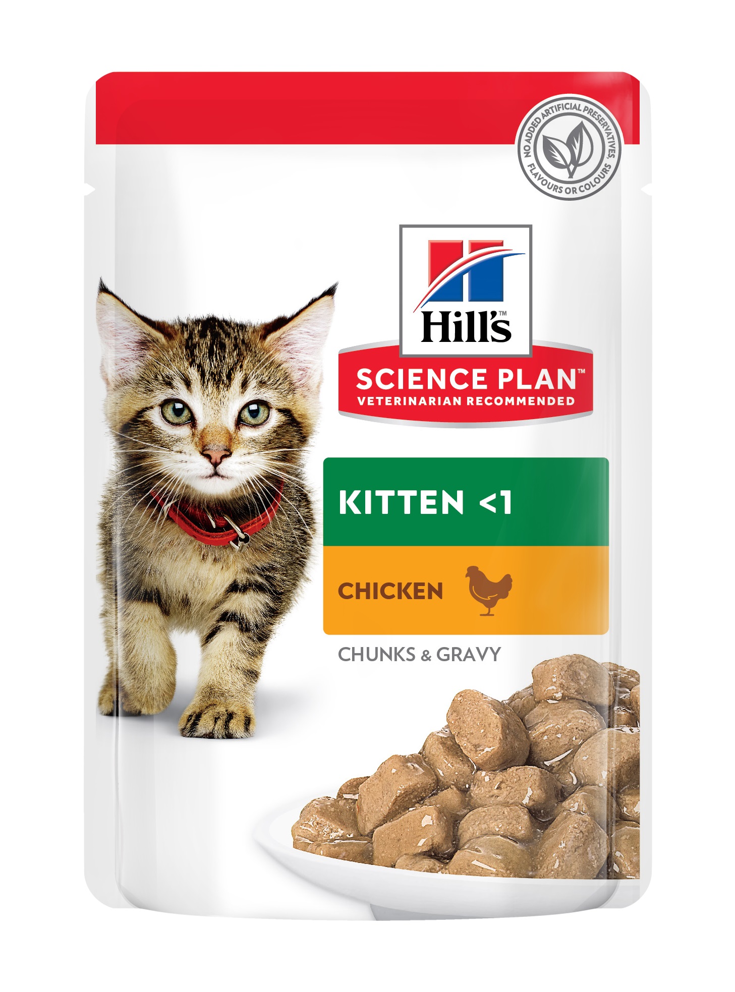 Hill's SP Kitten Chicken & Turkey 12x85g portionspåsar