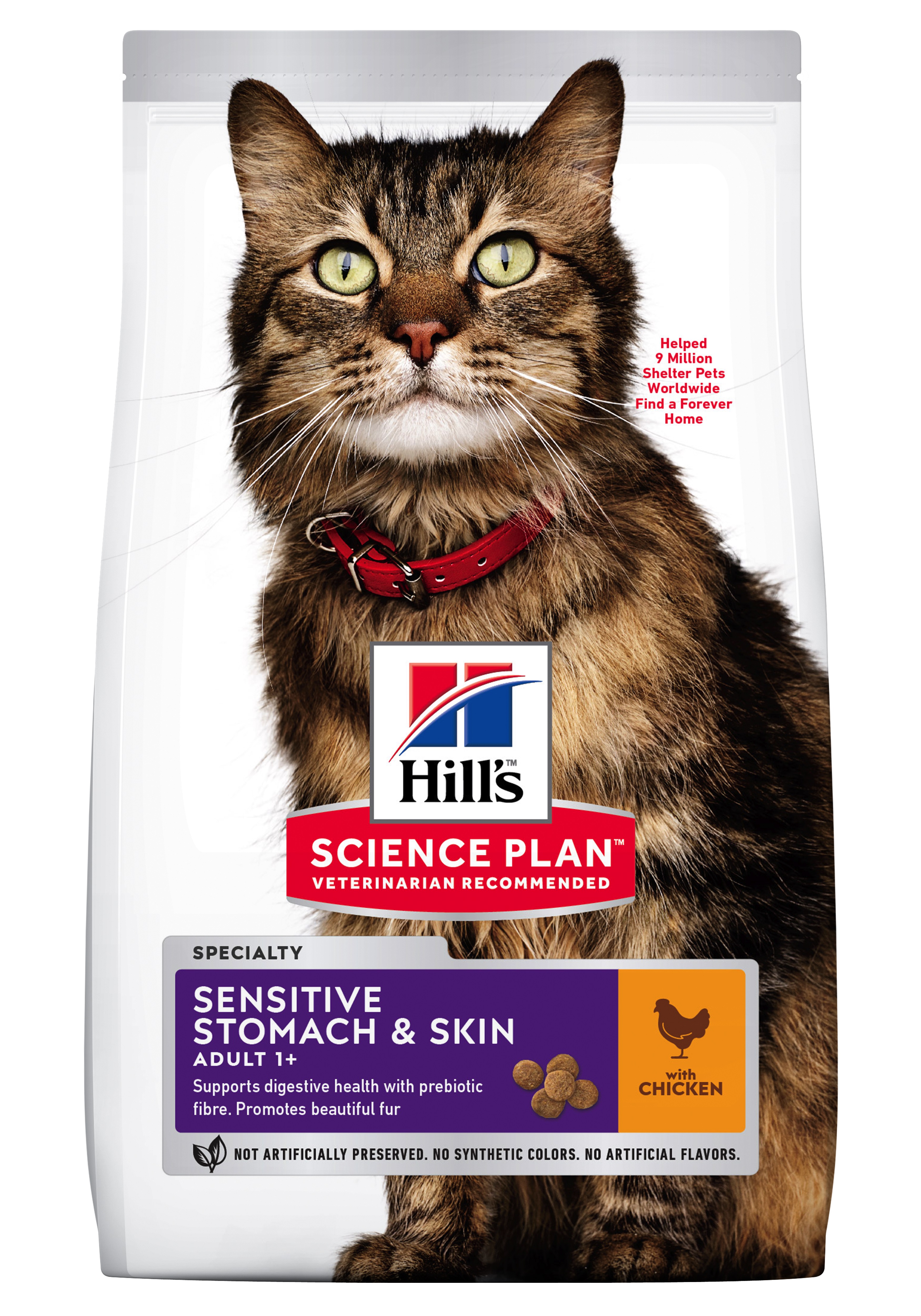 SP Feline Adult Sen.Stomach & Skin Chicken 1.5kg