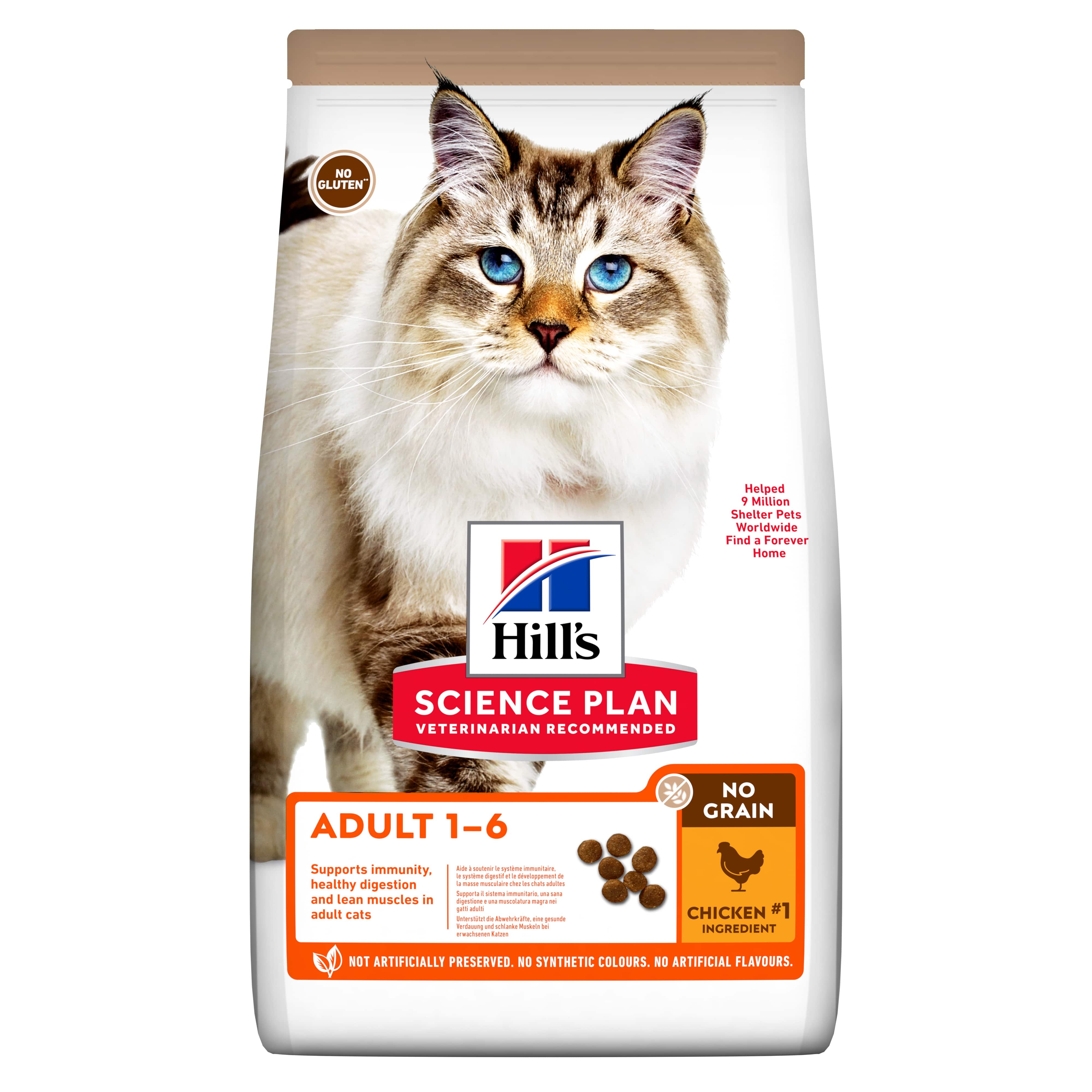 Hill's SP Feline Adult NoGrain Chicken 1.5kg