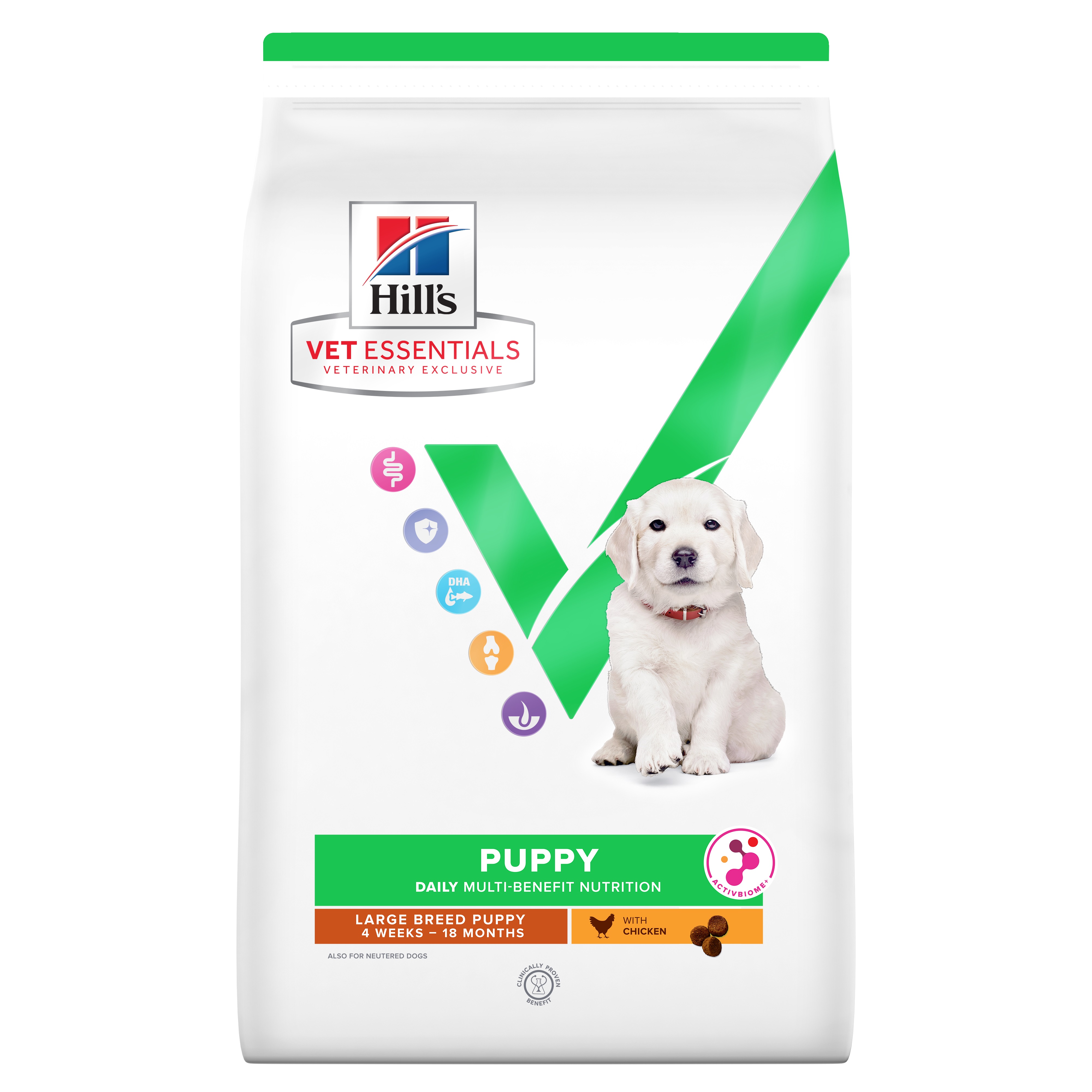 Hill's VE Puppy Multi-Benefit Large Breed Chicken 14kg