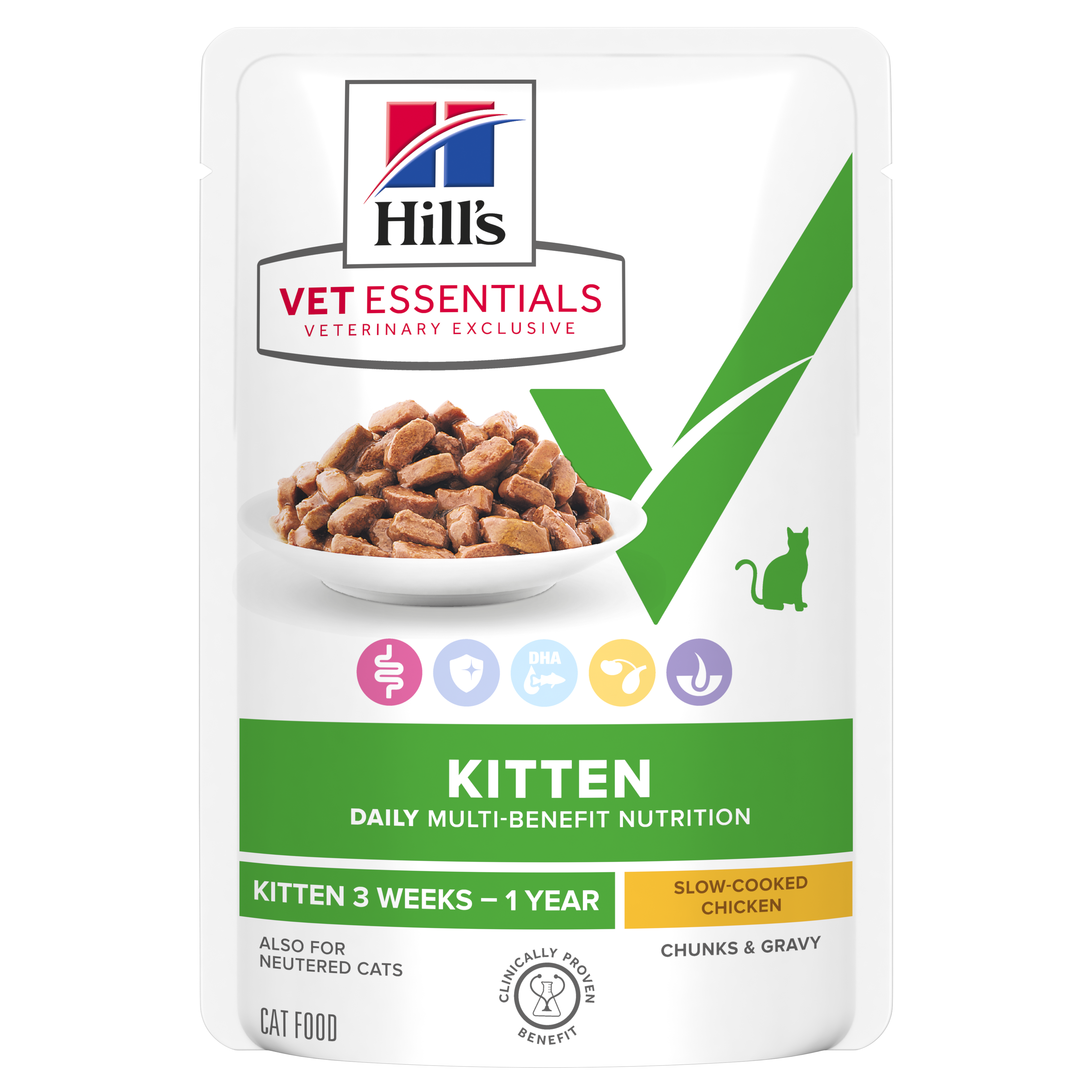 Hill's VE Kitten Multi-Benefit Chicken 12x85g