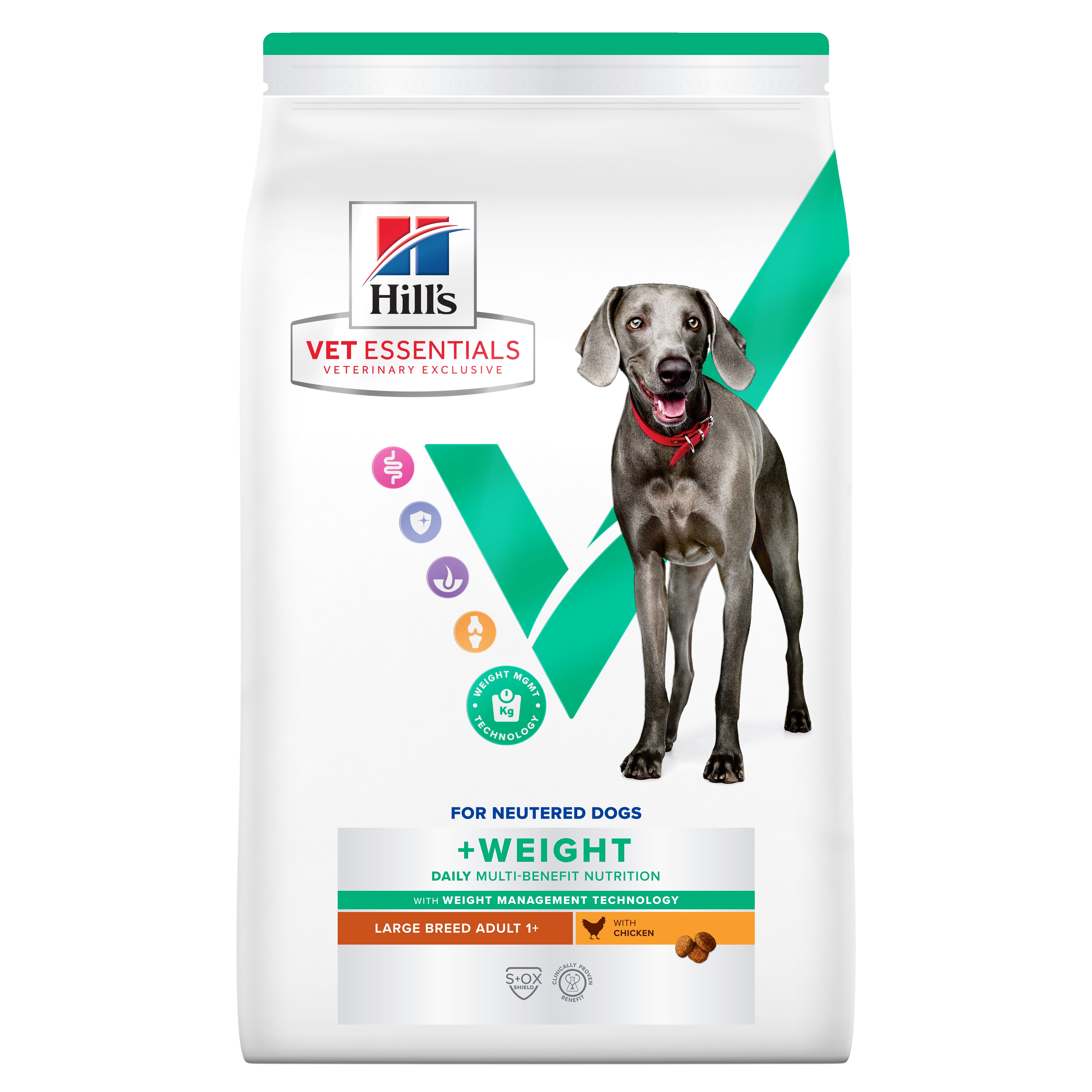 Hill s VE Canine Adult 1 Multi Benefit Weight Large Breed Chicken 14kg