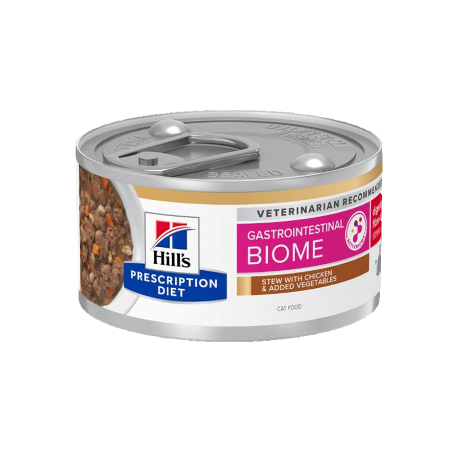 Hills PD Feline GI Biome Stress Stew Chicken&Vegetables 24 x 82 g