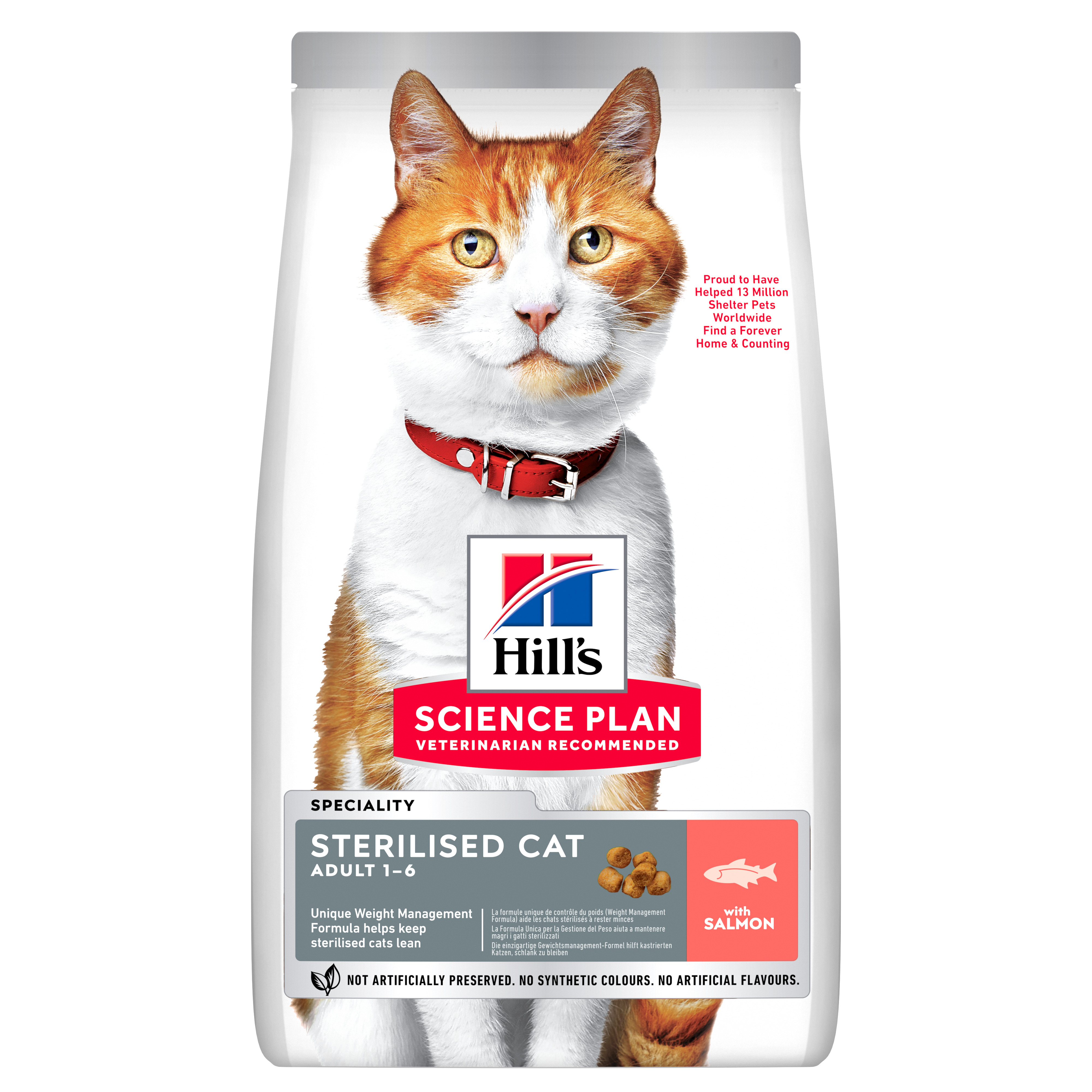 Hill's SP Feline Adult Sterilised Salmon 10kg