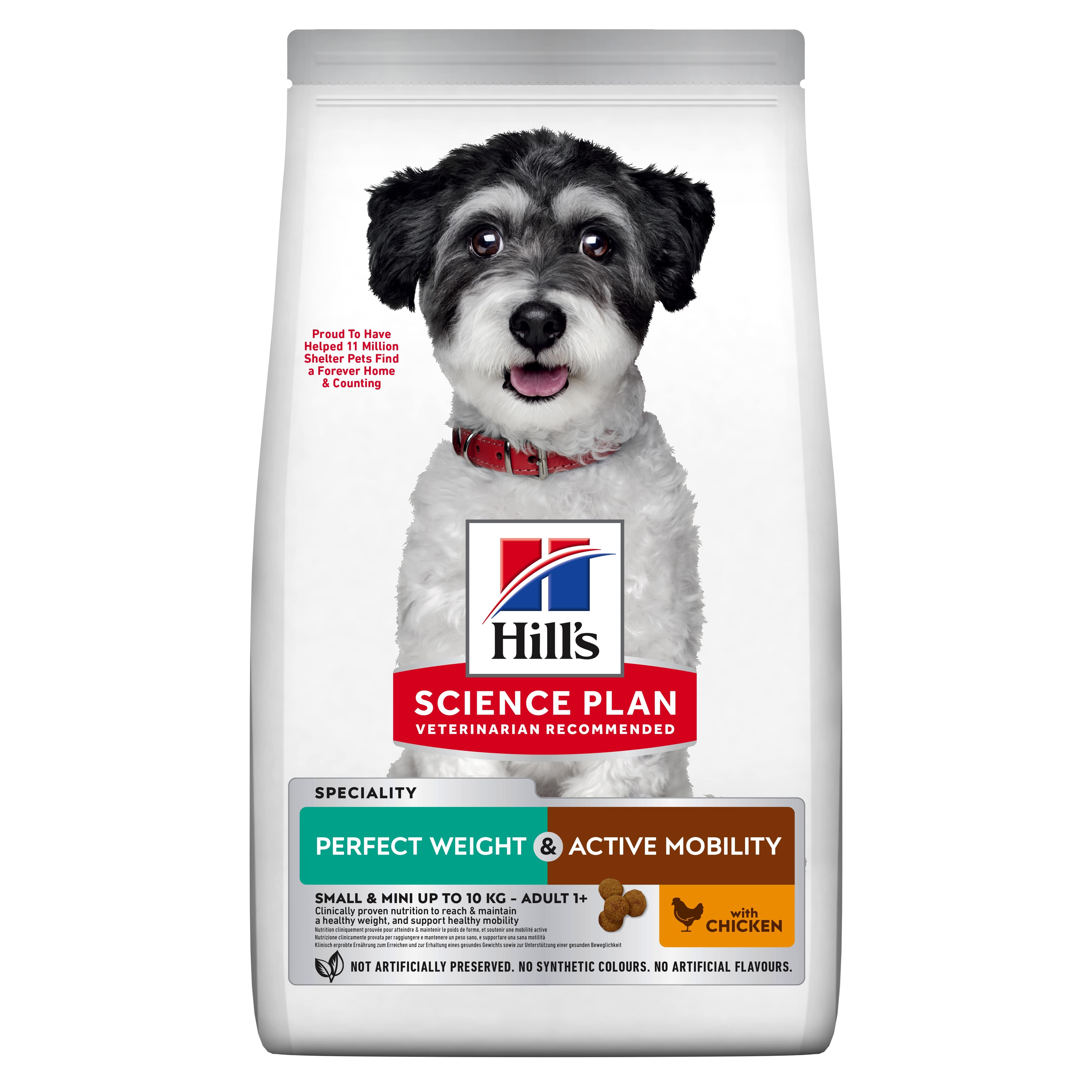 Hill's SP Canine Adult Perfect Weight & Active Mobility Small&Mini with Chicken