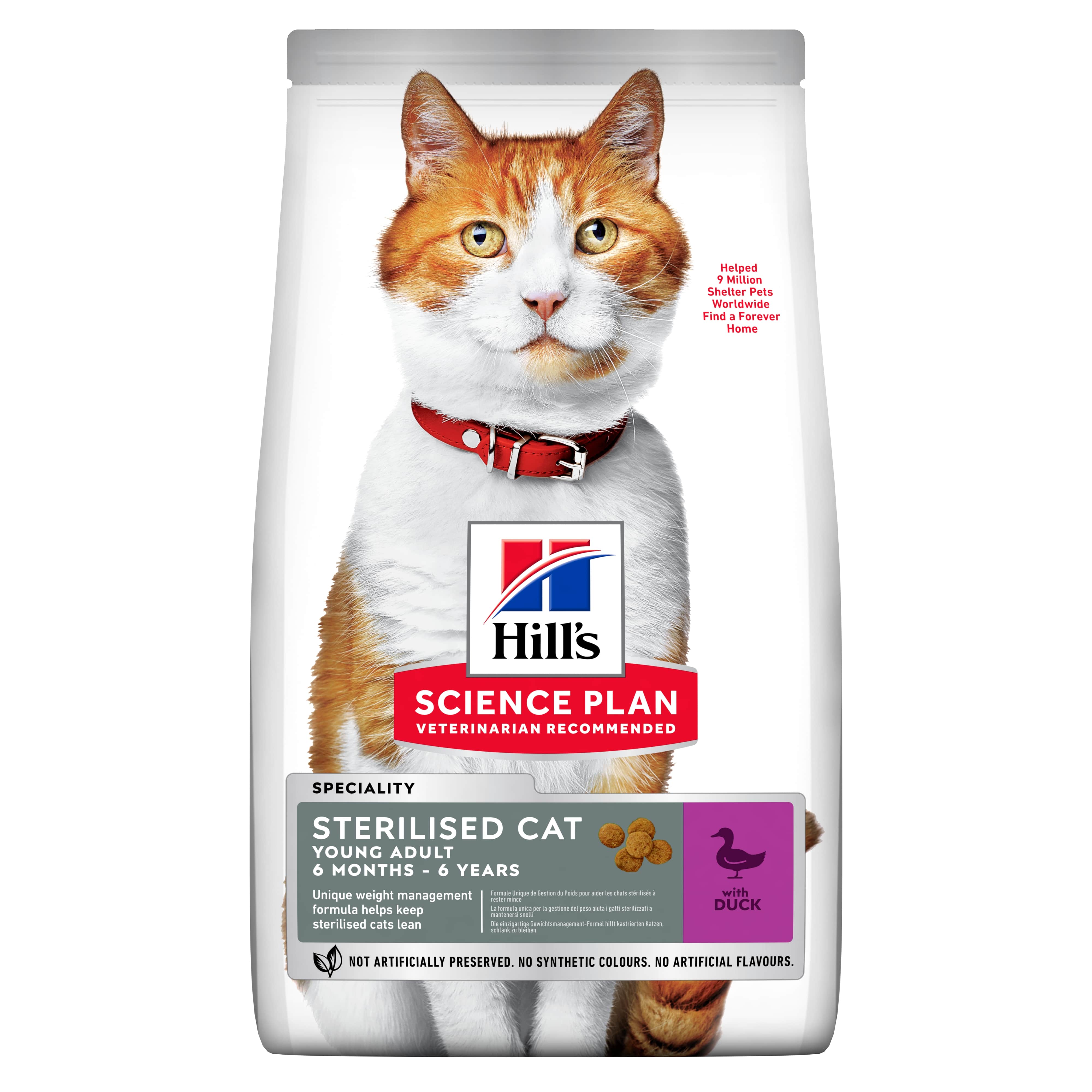 Hill's SP Feline Adult Sterilised with Duck