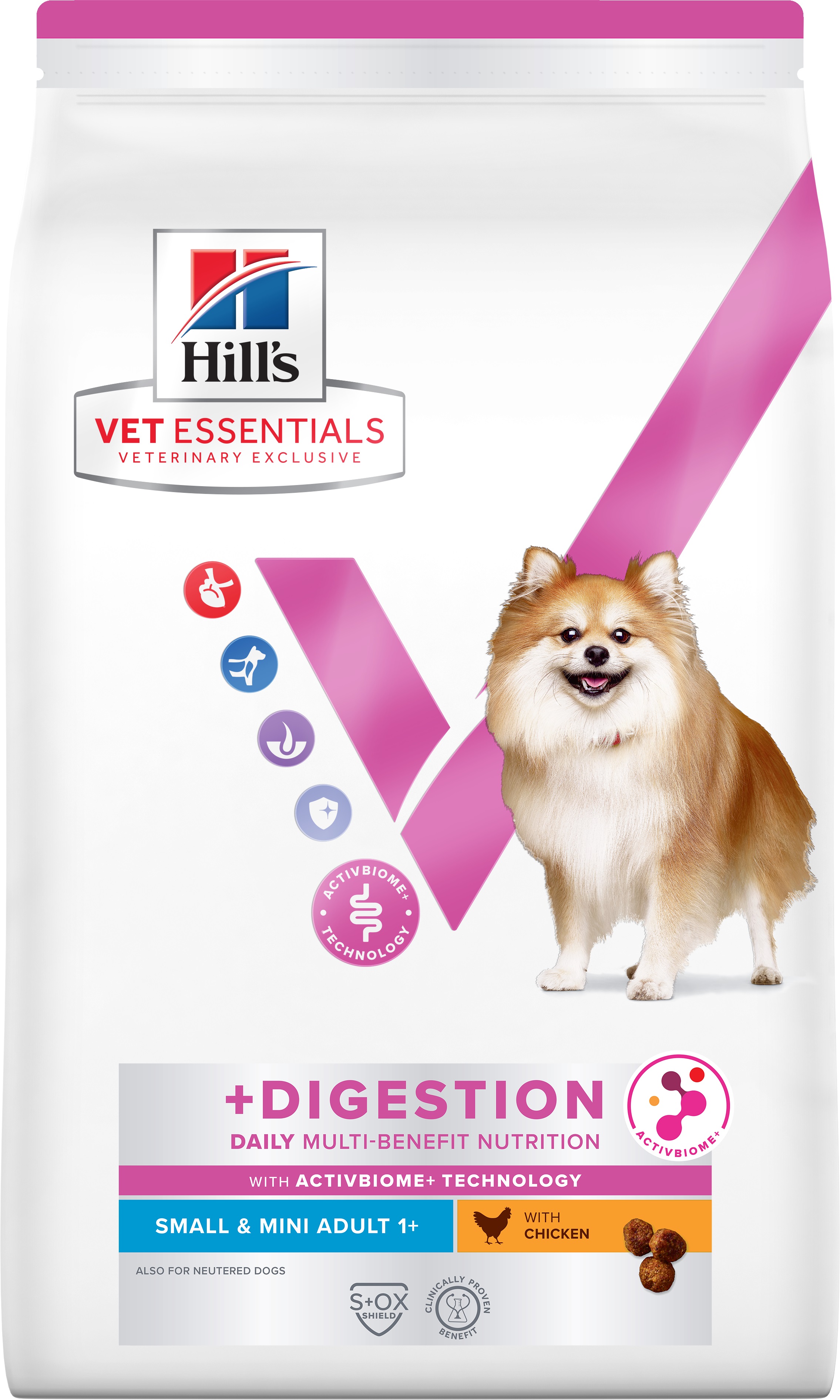 Hill's VE Canine Adult 1+ Multi-Benefit +Digestion Small & Mini Chicken