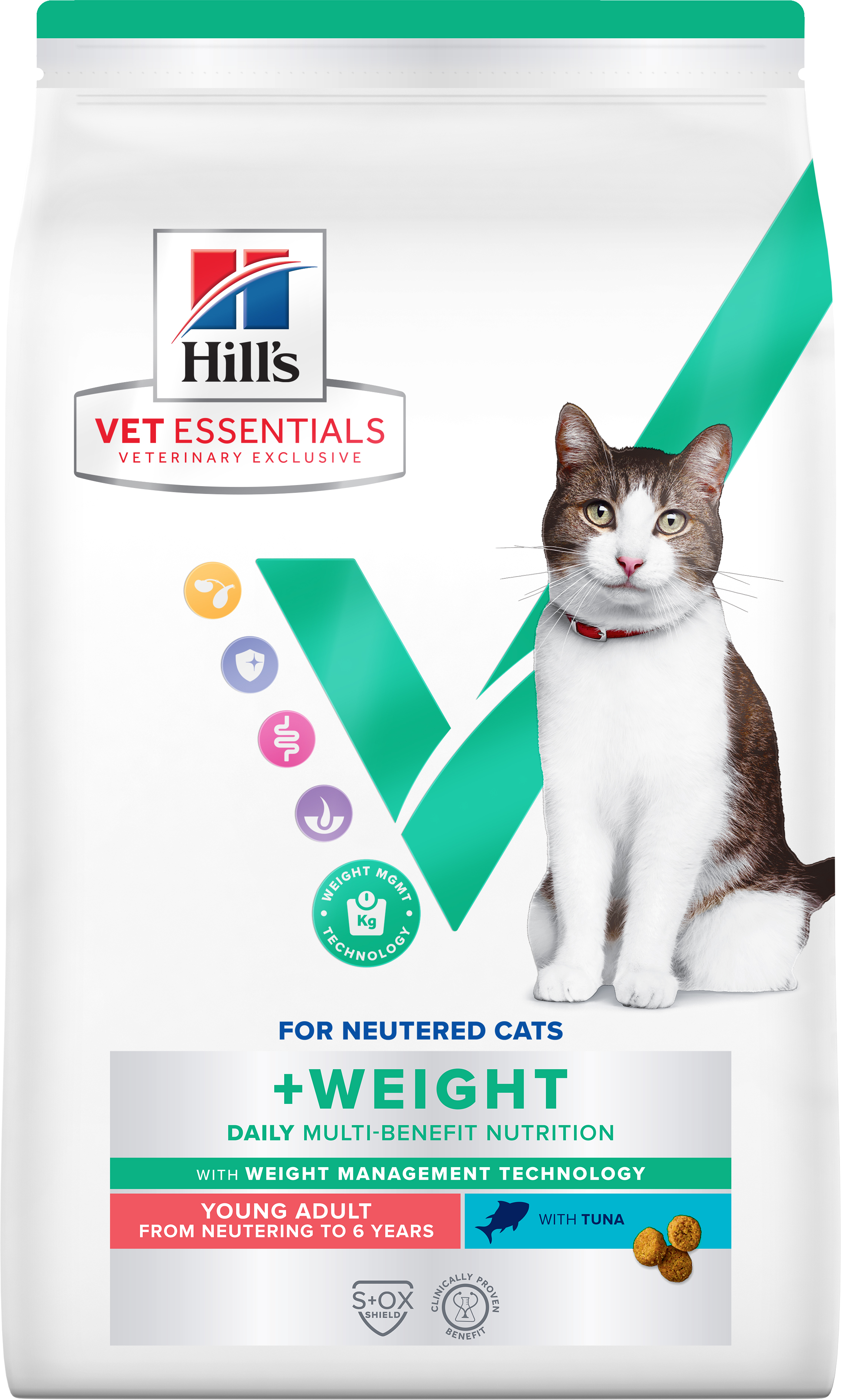 Hill's VE Feline Young Adult Multi-Benefit +Weight Tuna