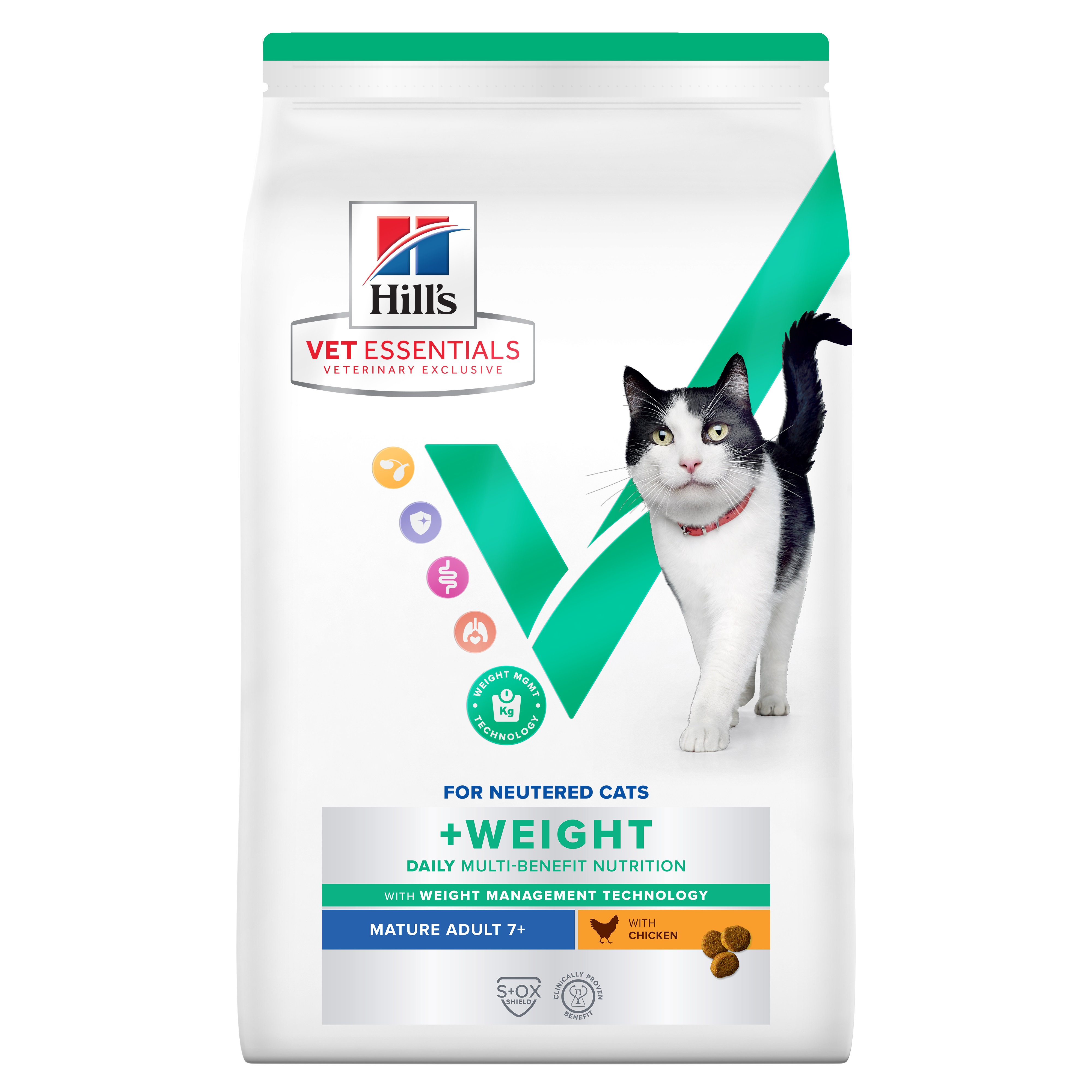 Hill's VE Feline Mature Adult Multi-Benefit +Weight Chicken