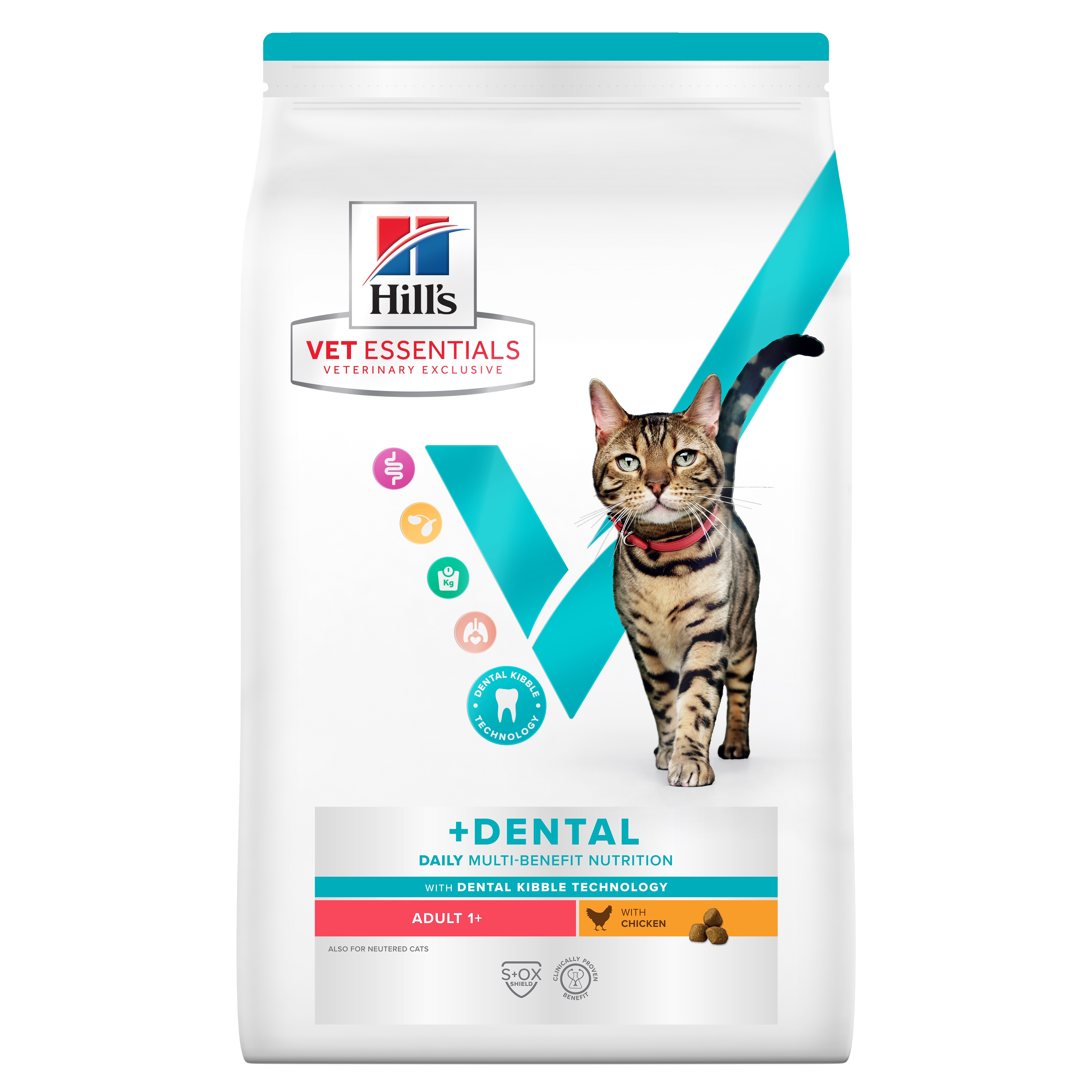 Hill's VE Feline Adult 1+ Multi-Benefit +Dental Chicken
